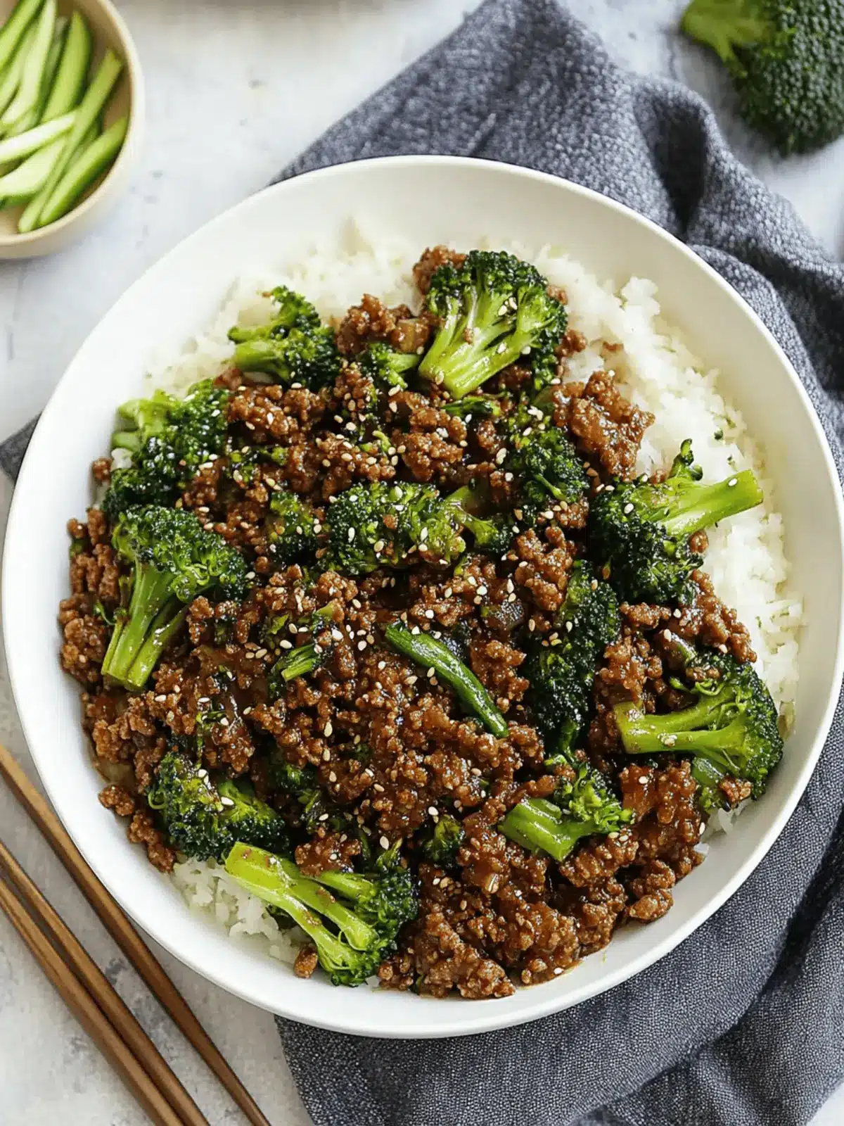 Easy Ground Beef and Broccoli Stir Fry