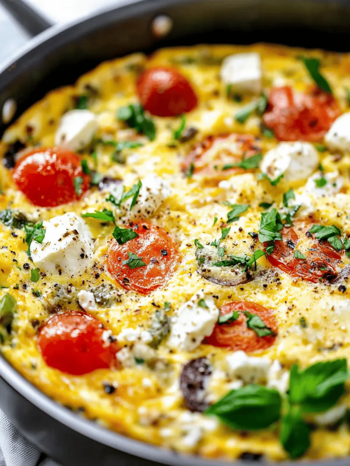 Greek Vegetable Frittata
