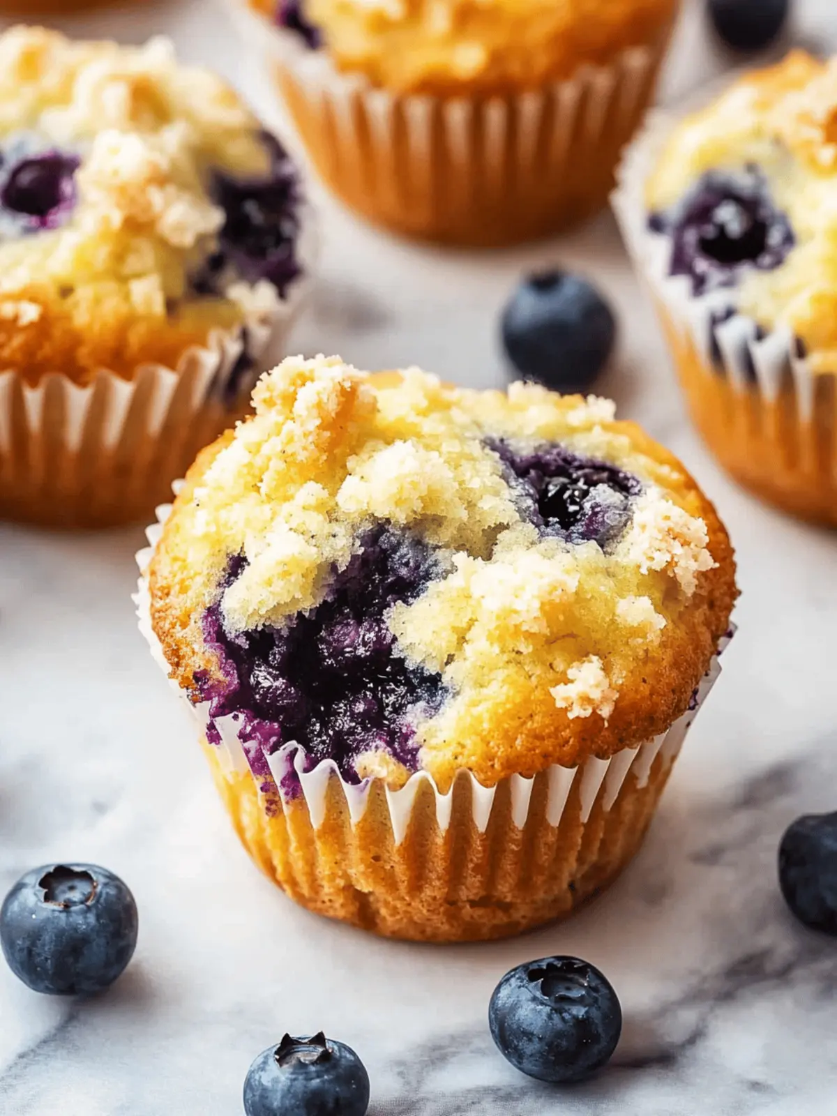 Easy Blueberry Muffins
