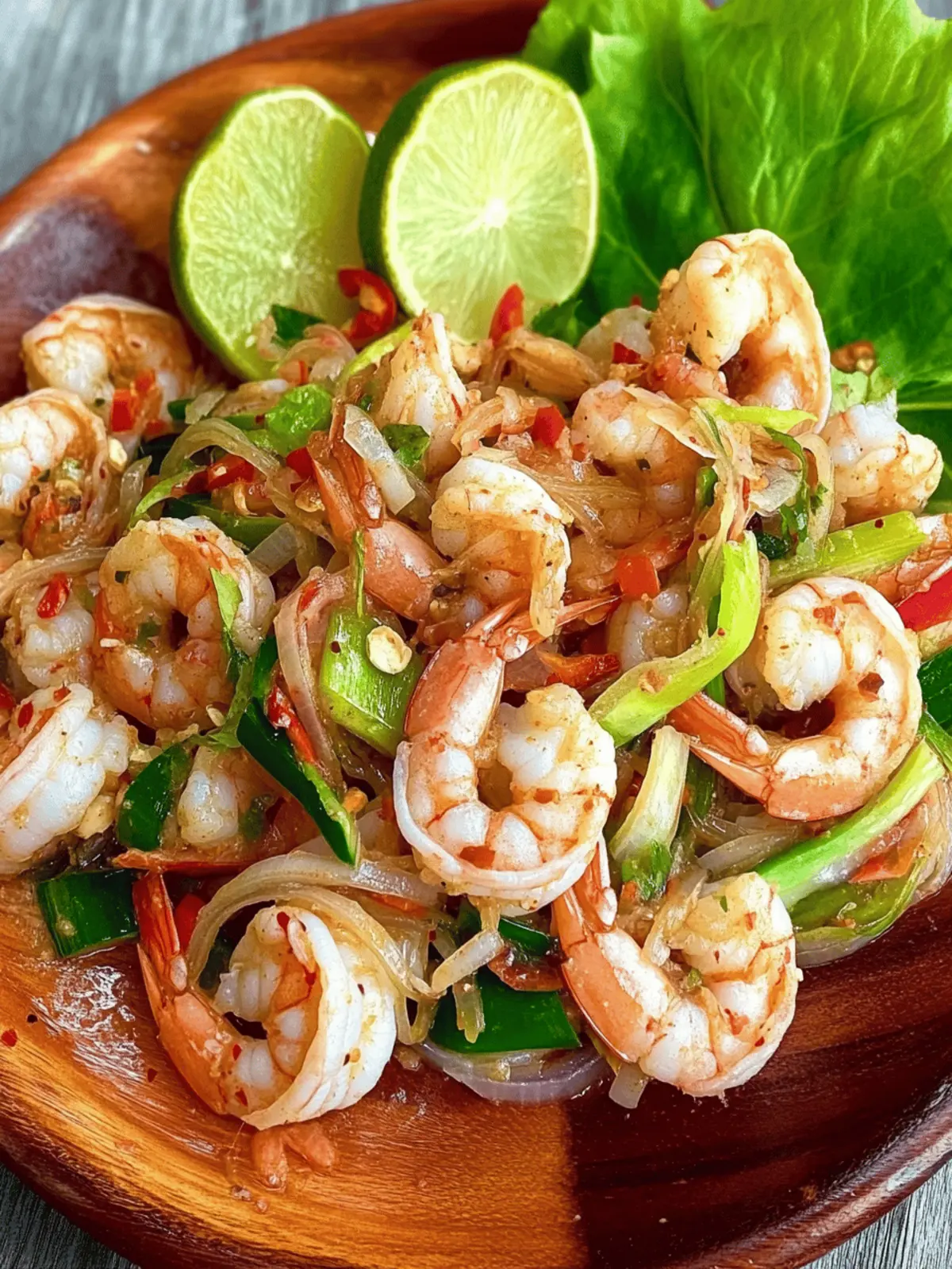 Spicy Thai Shrimp Salad (Pla Goong)