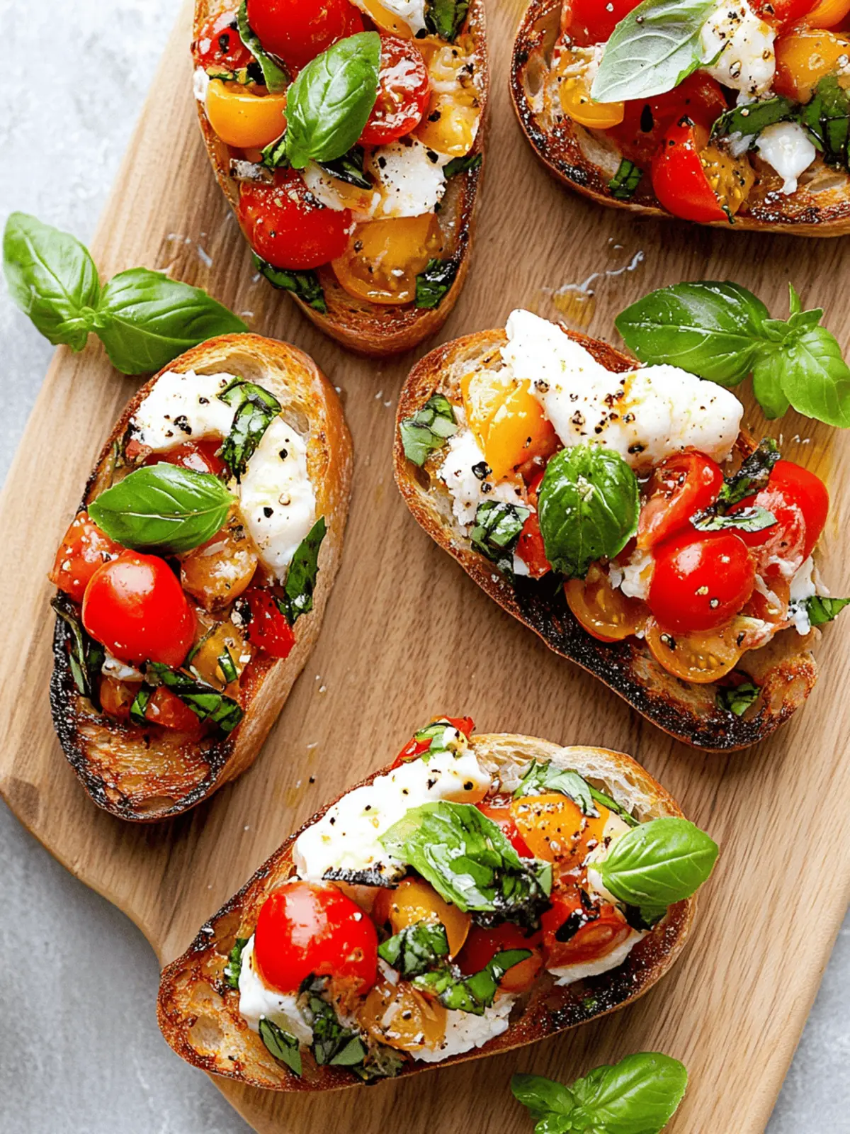 Burrata Bruschetta