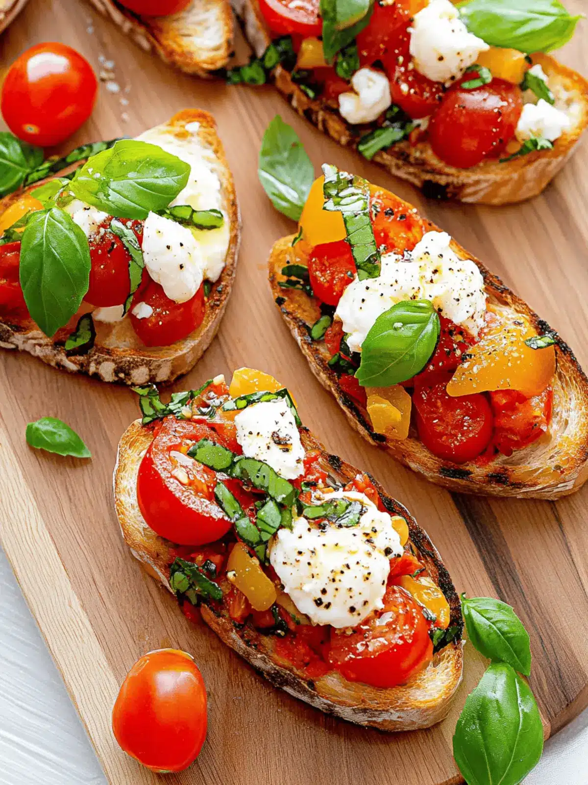 Burrata Bruschetta