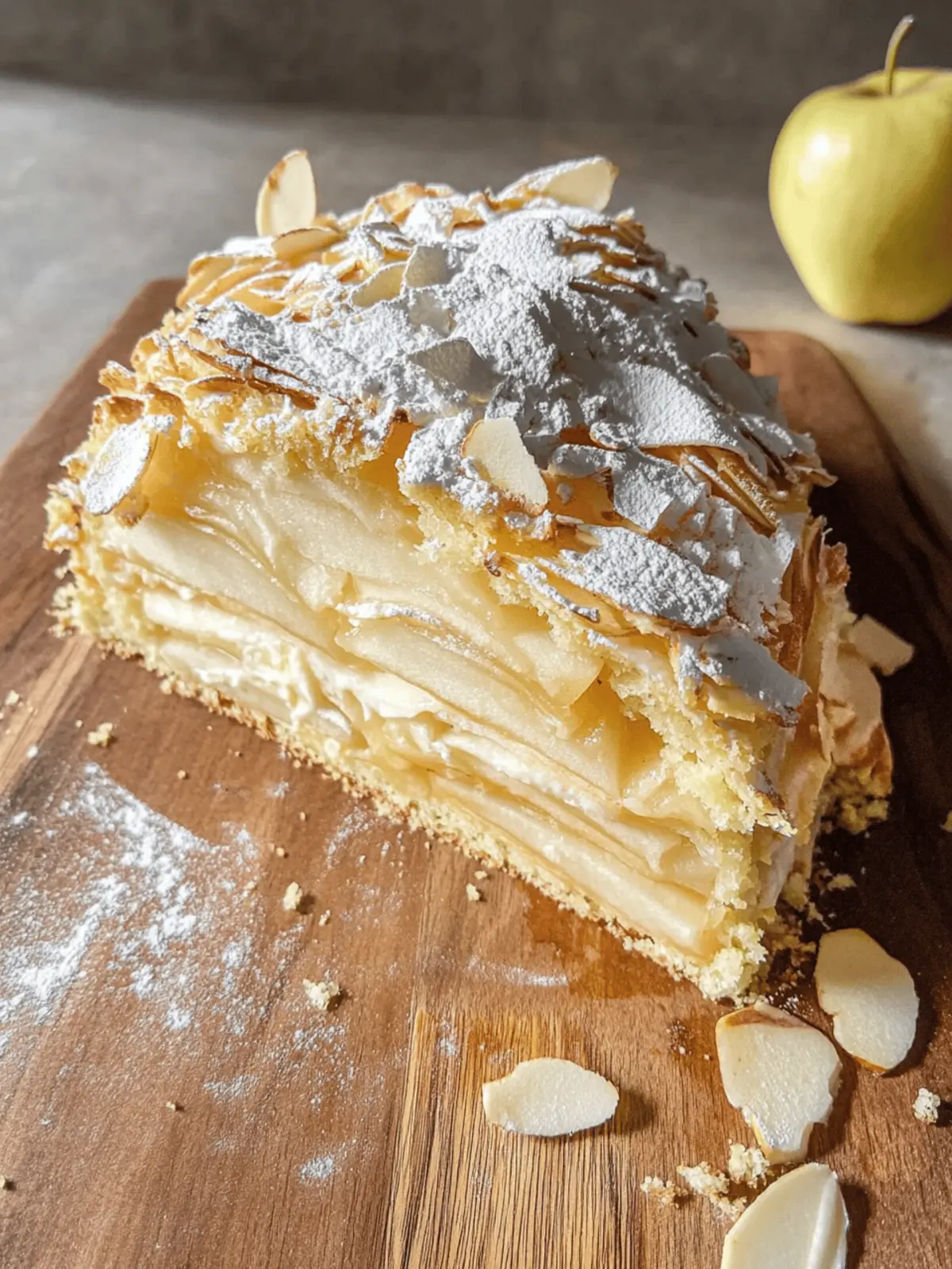 Invisible Apple Cake