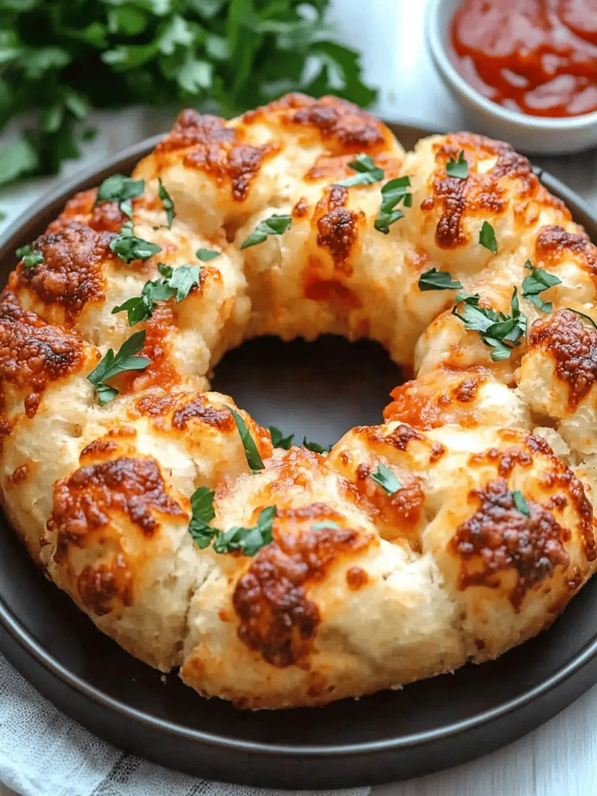 Pull Apart Pizza Monkey Bread