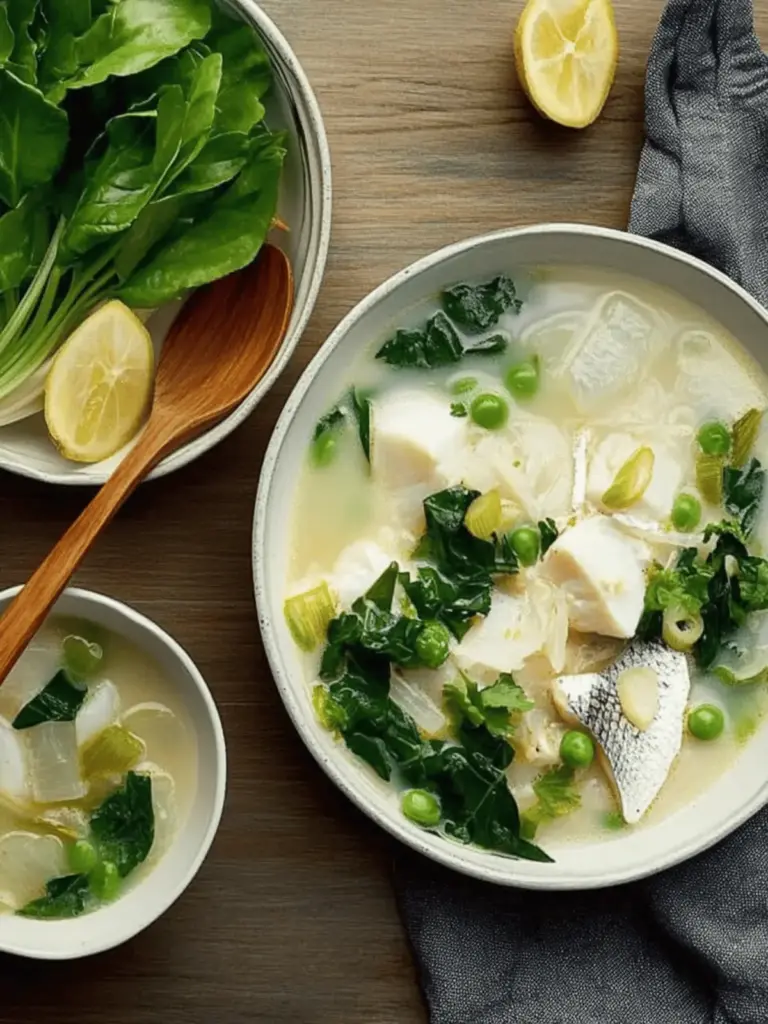 Coconut Fish Stew With Ginger and Greens