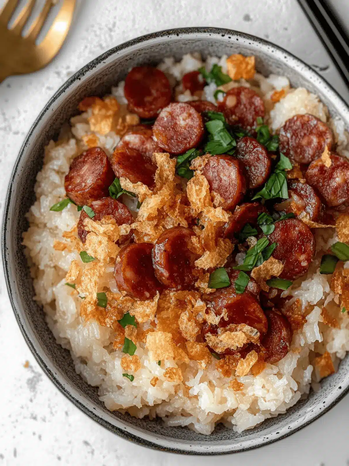 Vietnamese Sticky Rice with Chinese Sausage