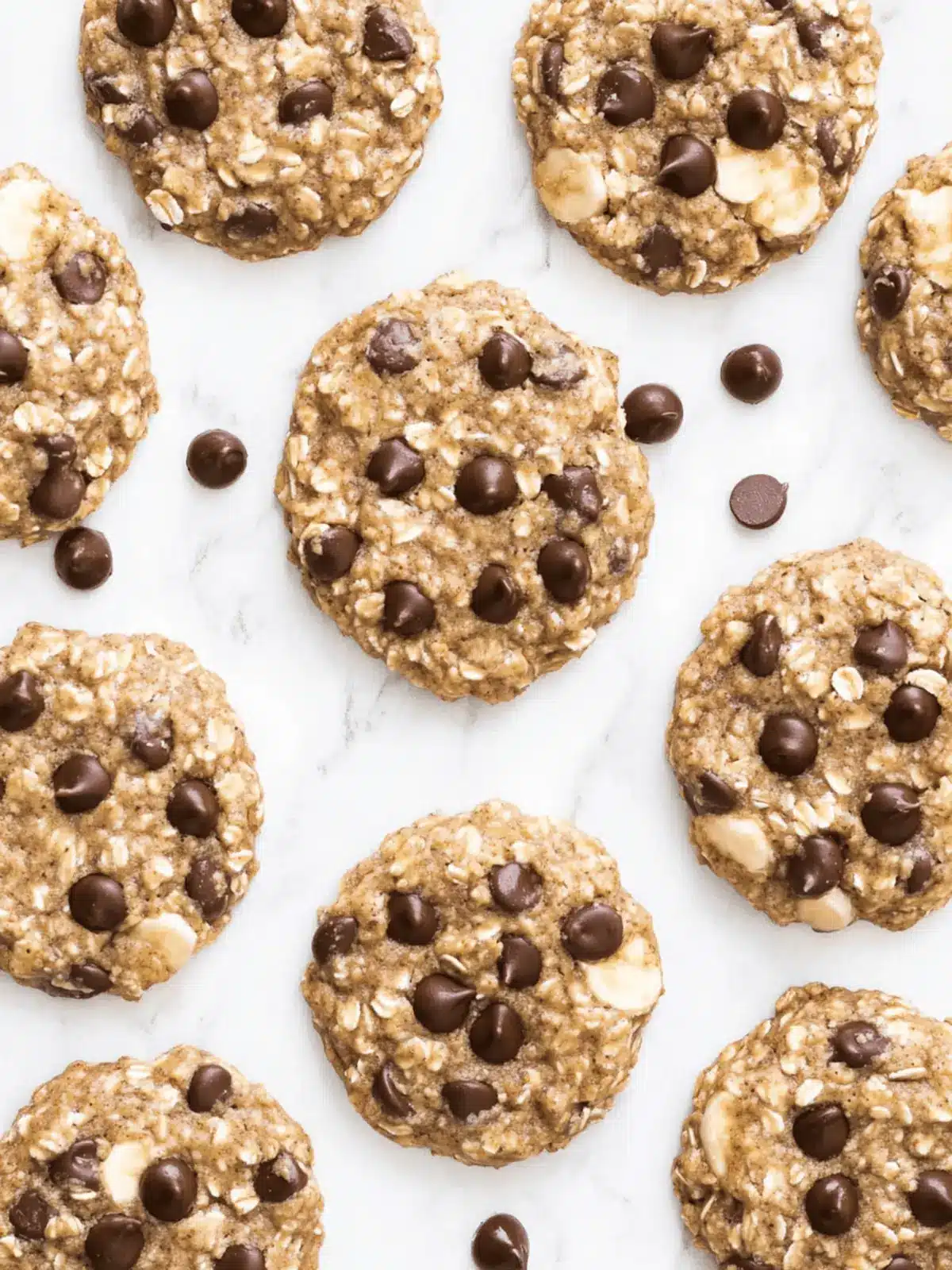 Banana Oatmeal High Protein Breakfast Cookies