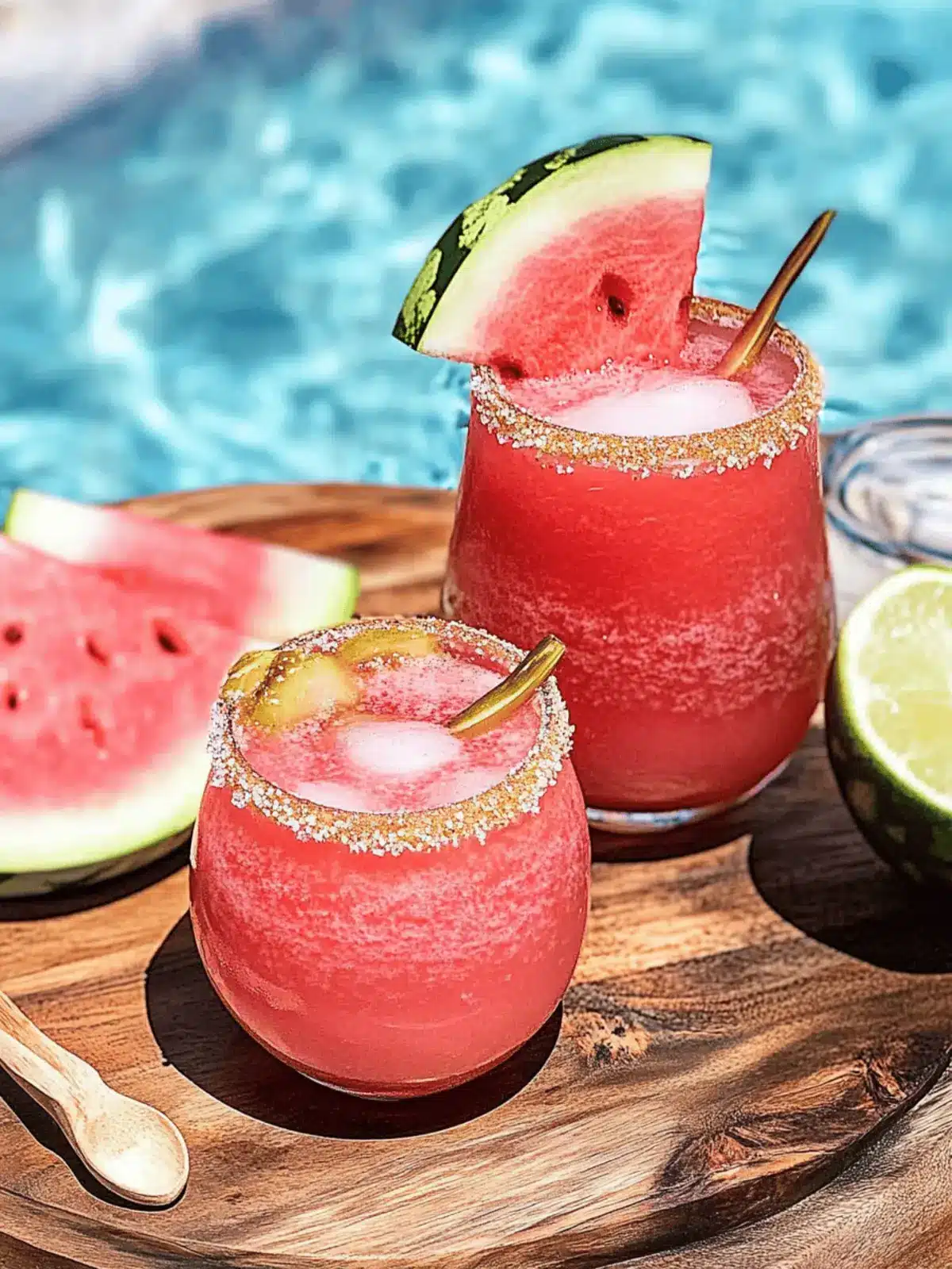 Watermelon Elderflower Margaritas