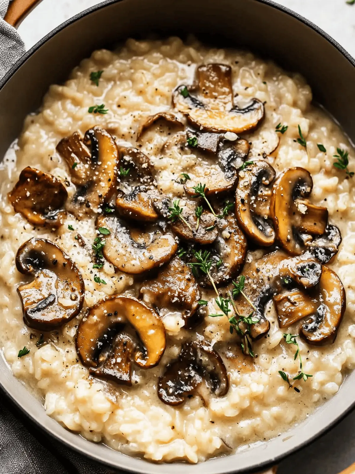 Wild Mushroom Risotto