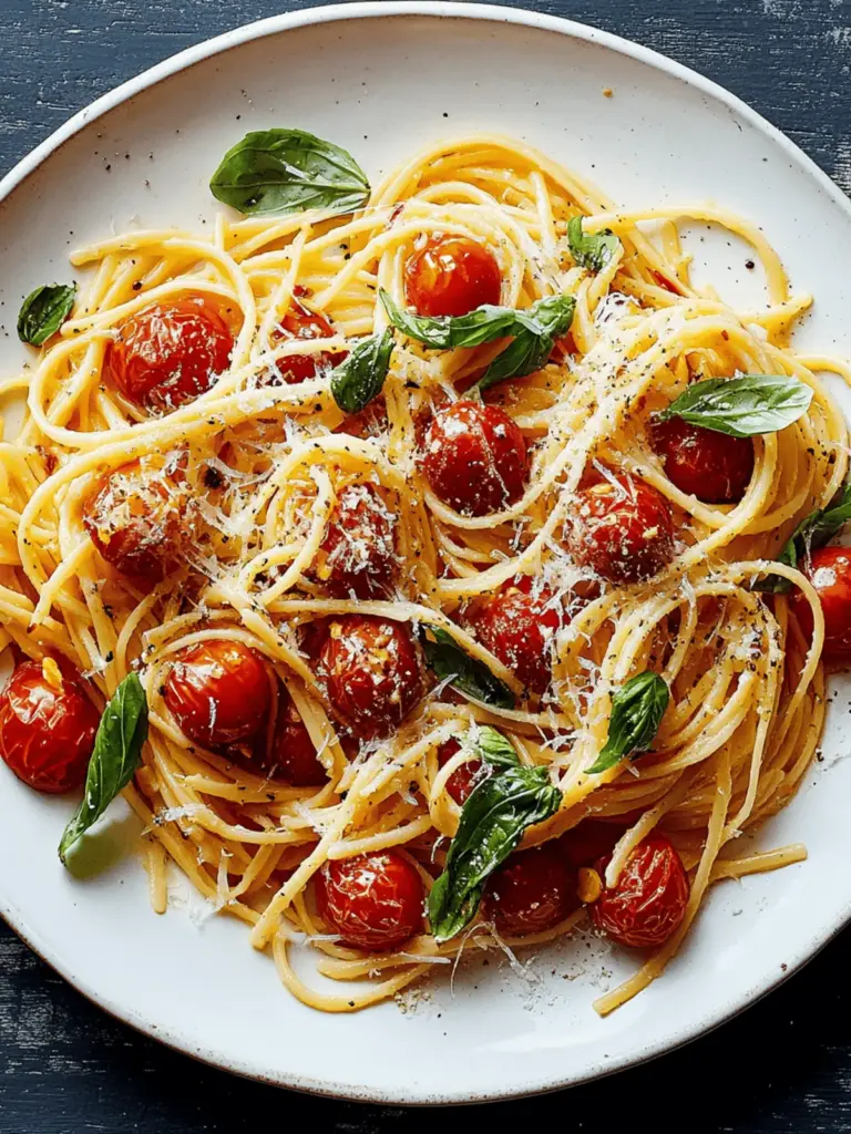 15-Minute Cherry Tomato Pasta