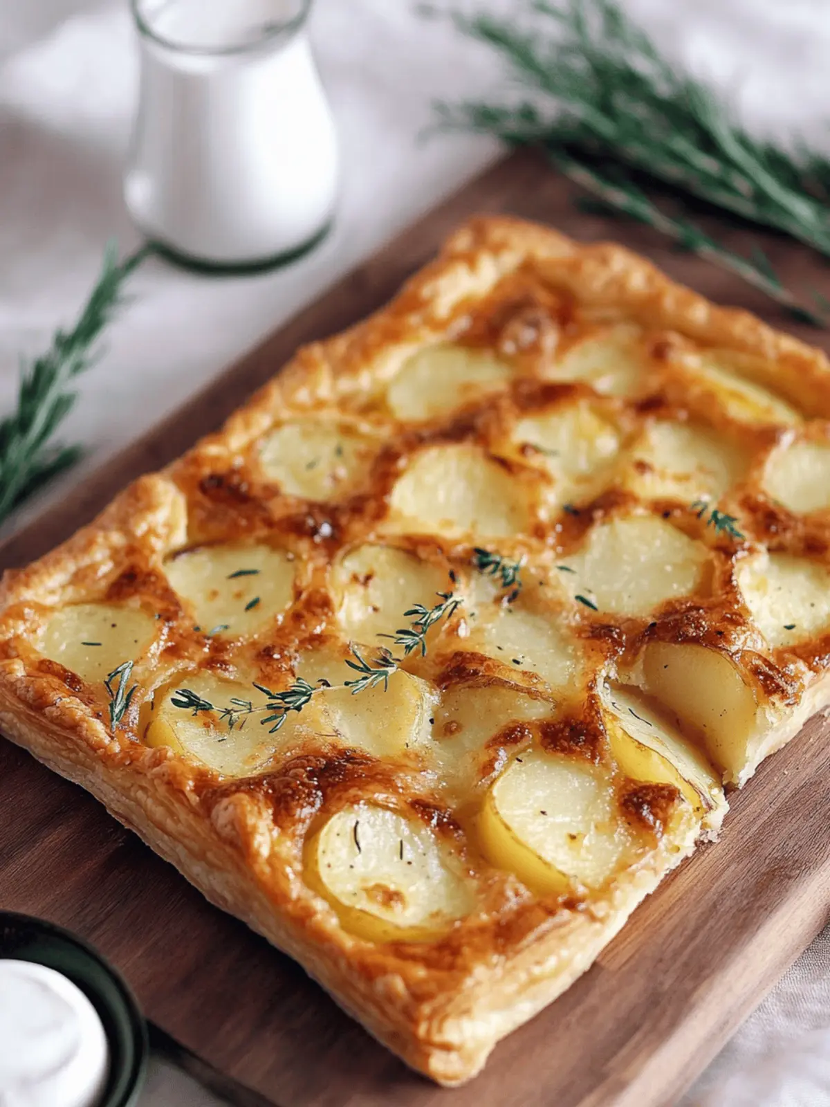 Puff Pastry Potato Tart