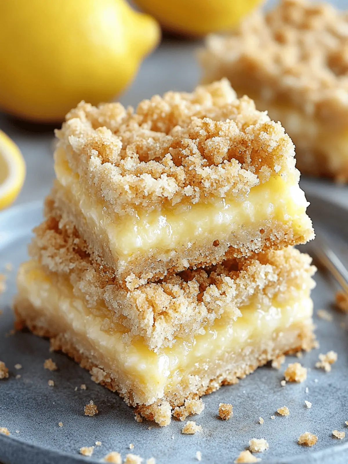 Lemon Crumb Squares