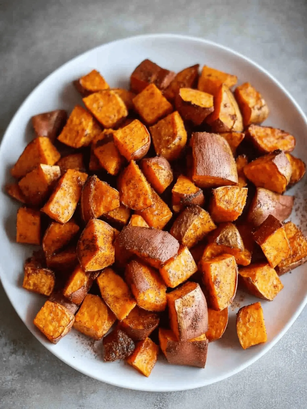 Cinnamon Roasted Sweet Potatoes