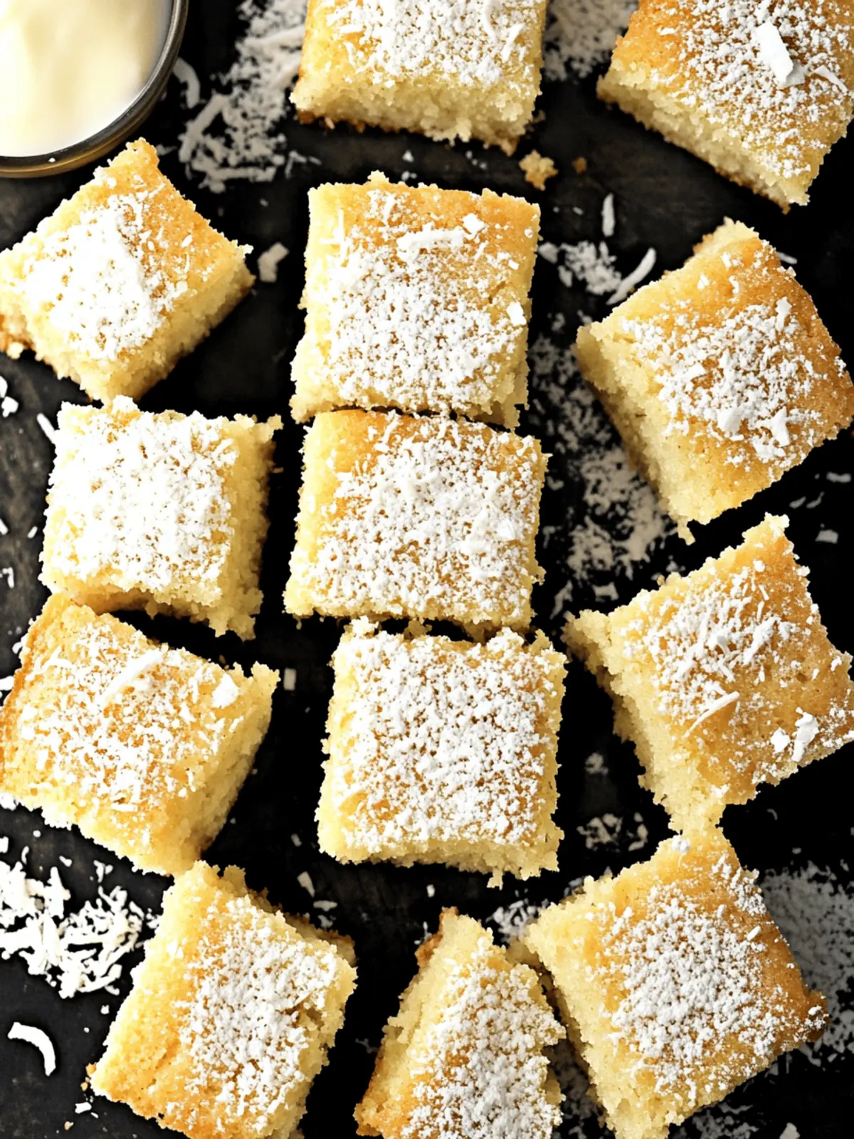 Coconut Milk Snack Cake