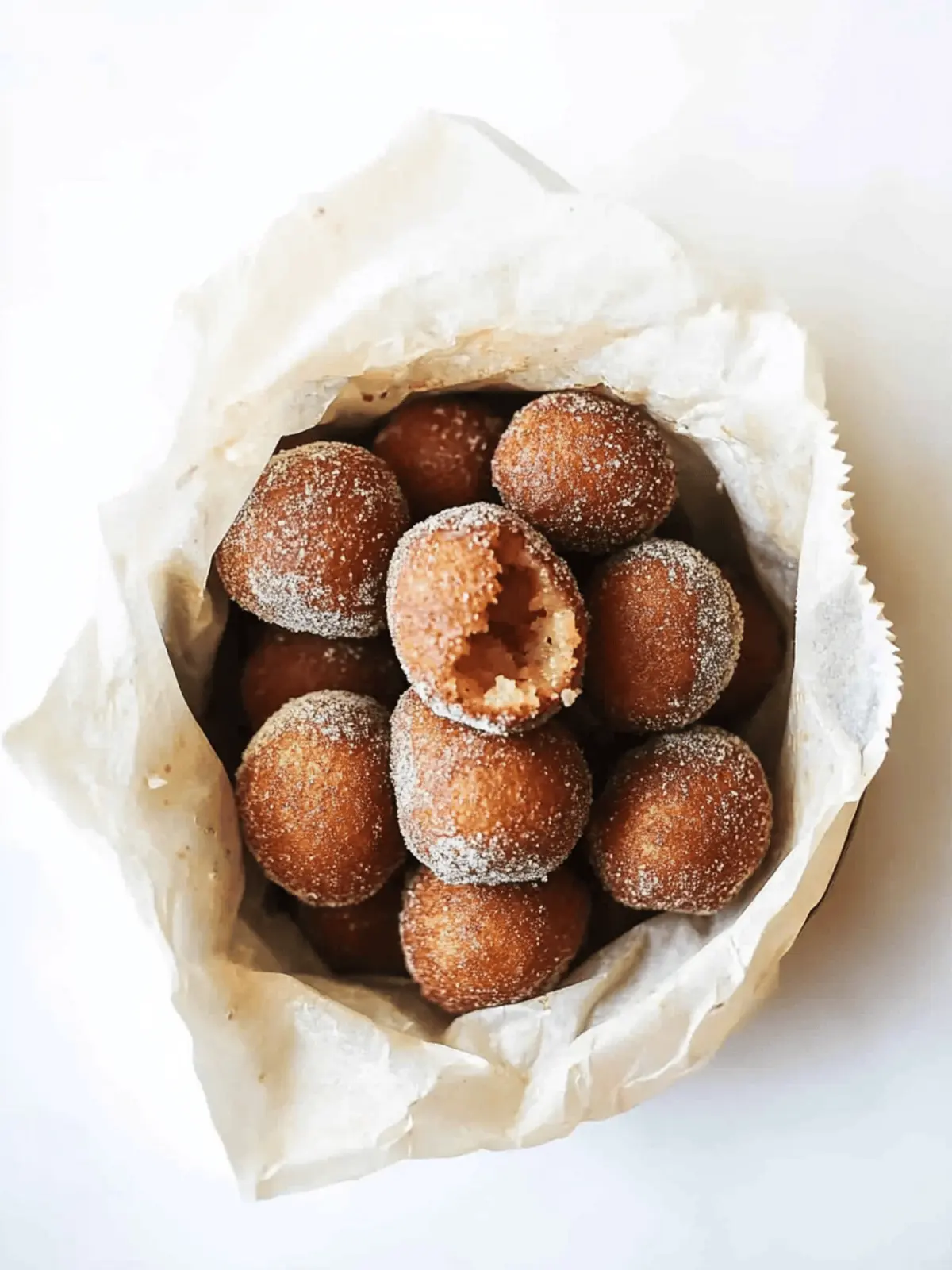 Gluten Free Apple Cider Donut Holes