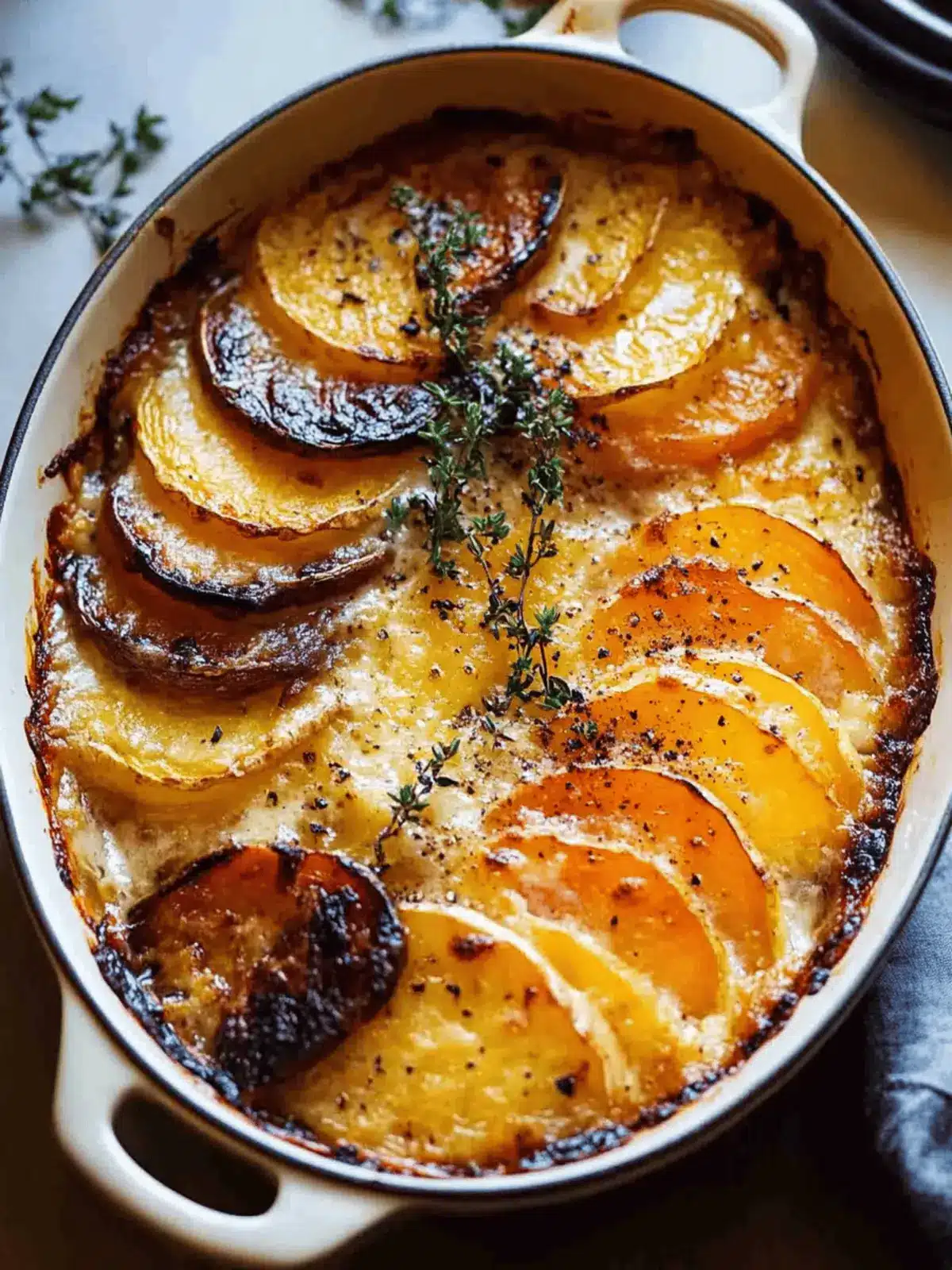 Cheesy Root Veggie Gratin