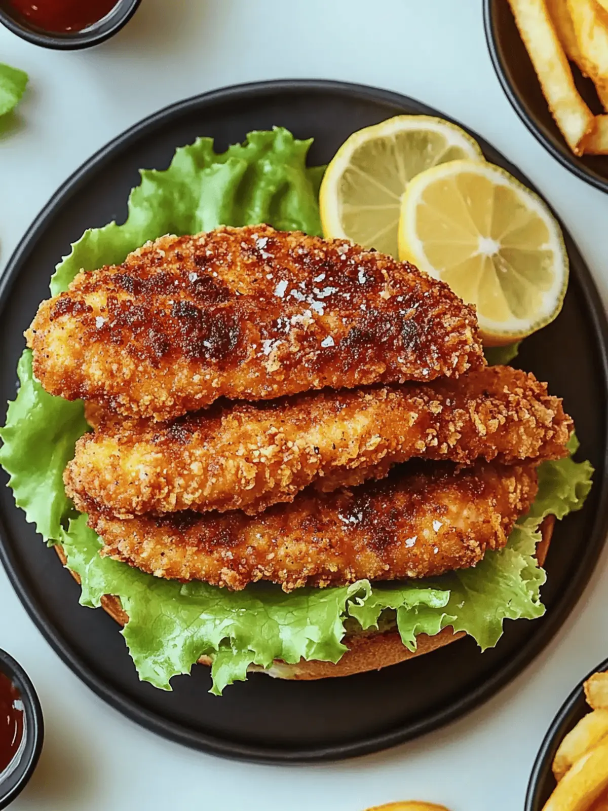 Crispy Lemon Pepper Chicken Sandwich