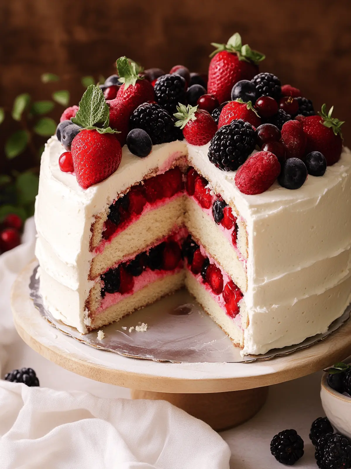Berry Chantilly Cake