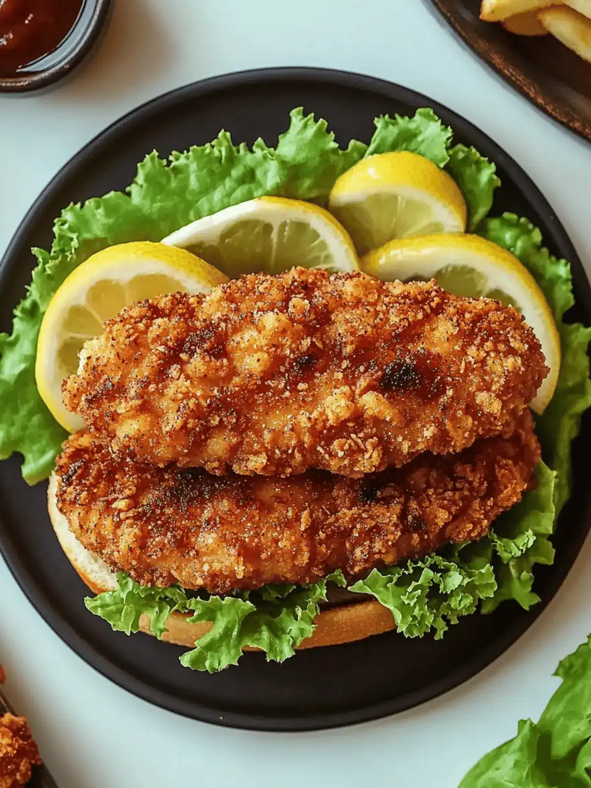 Crispy Lemon Pepper Chicken Sandwich