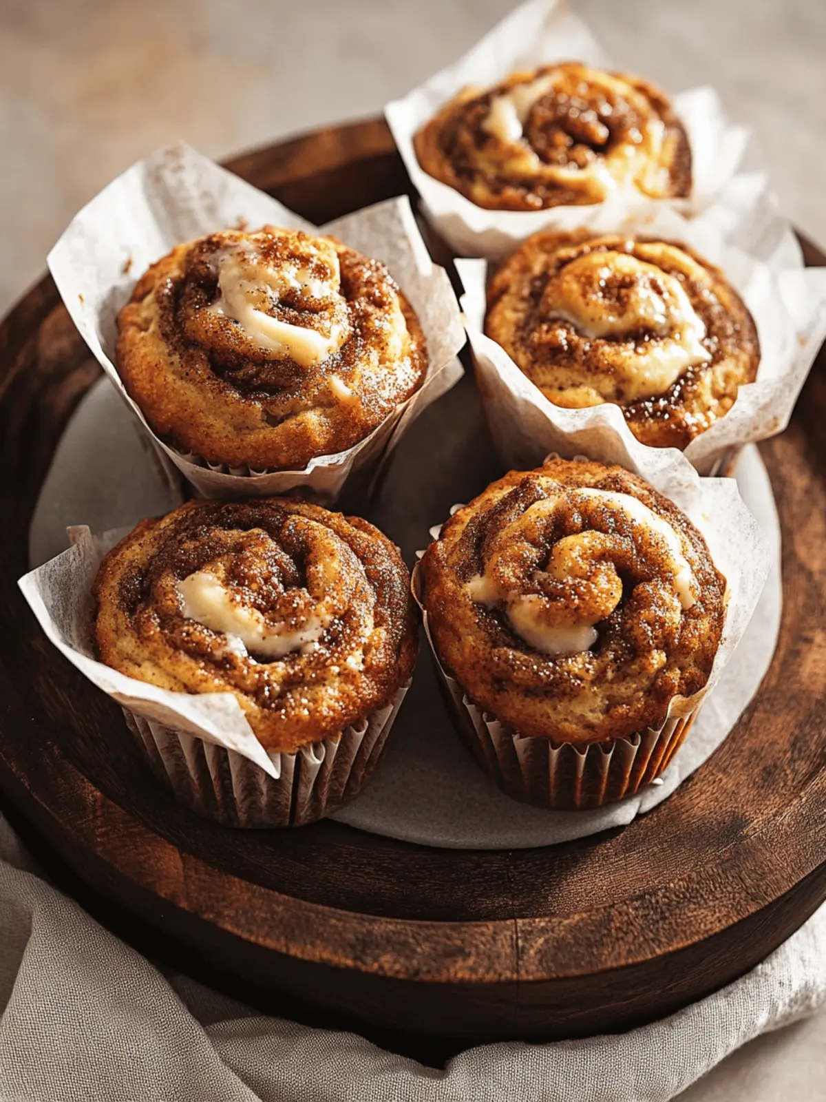 Cinnamon Roll Muffins
