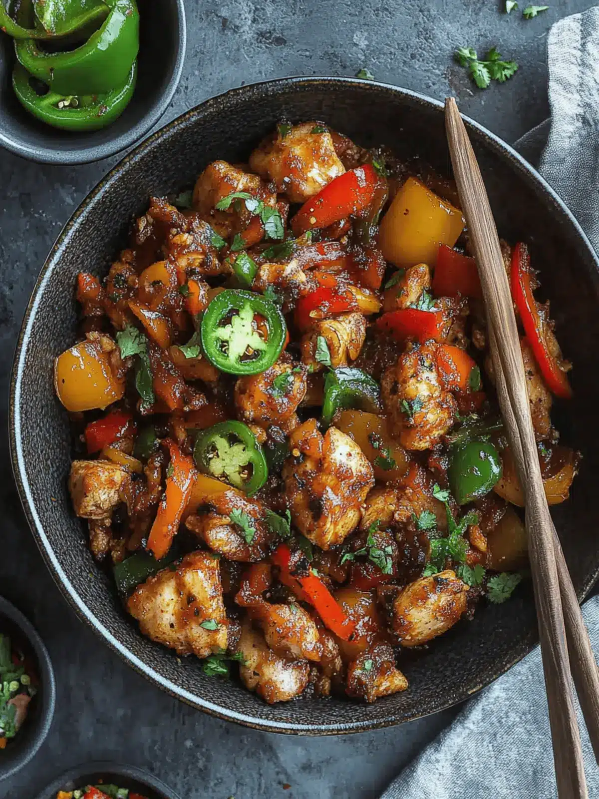 Jalapeno Chicken with Bell Peppers