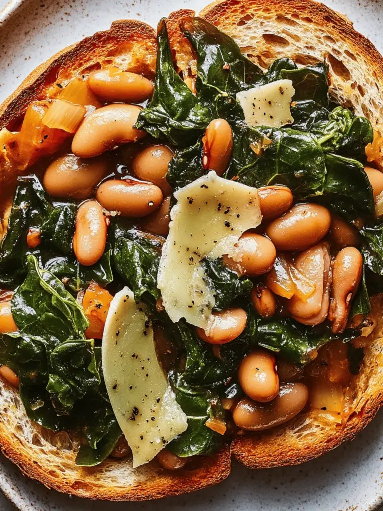 Smoky Beans and Greens on Toast