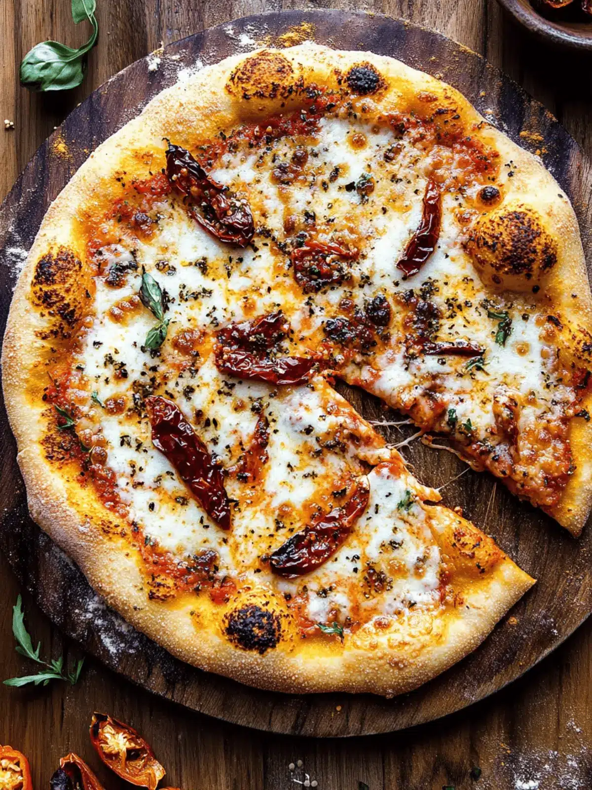 Calabrian Chili Roasted Red Pepper Pizza