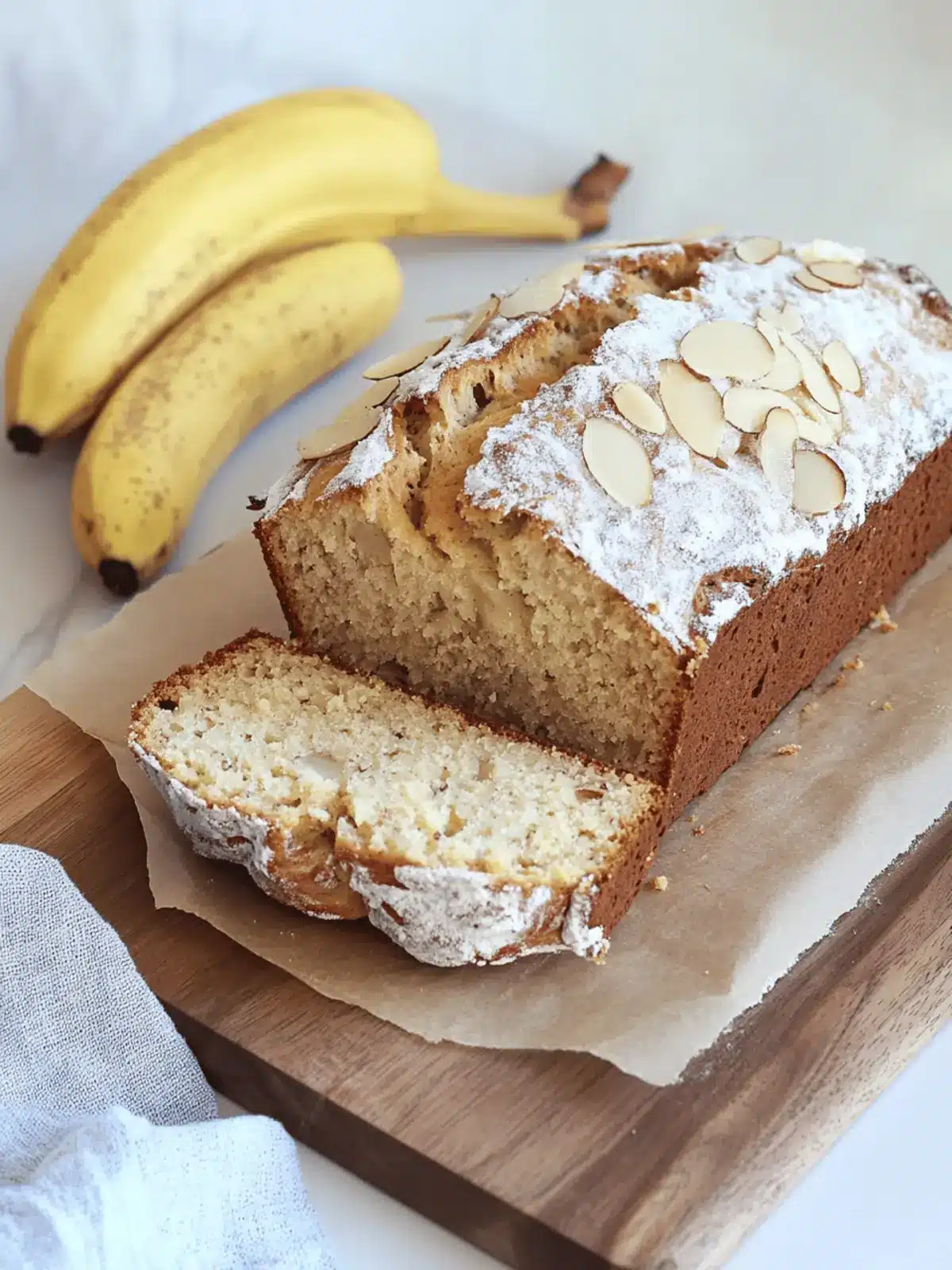 Almond Croissant Banana Bread