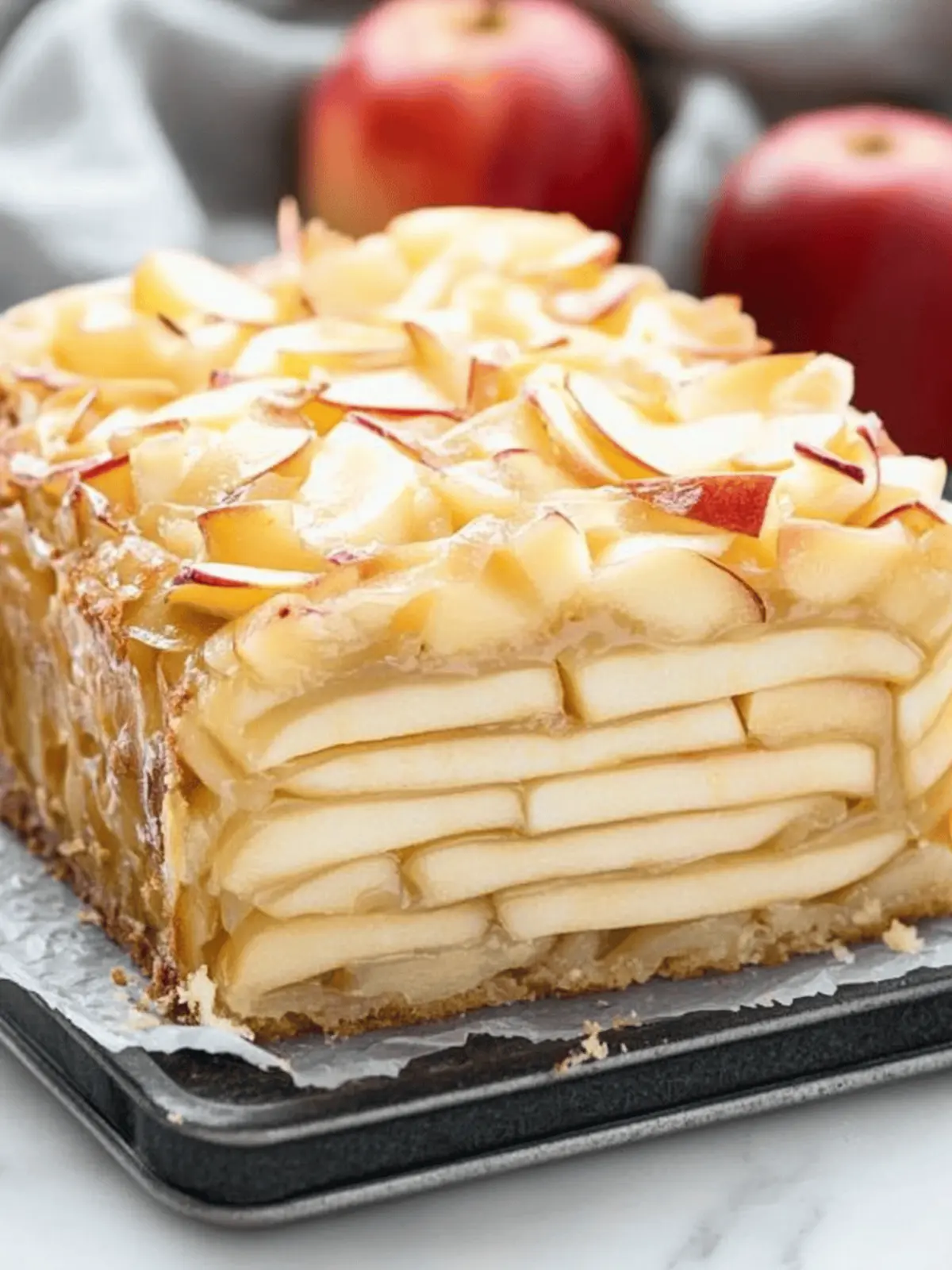 Invisible Apple Cake