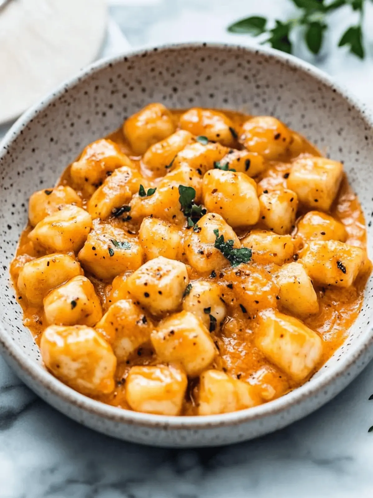 Marry Me Crispy Tofu with Gnocchi