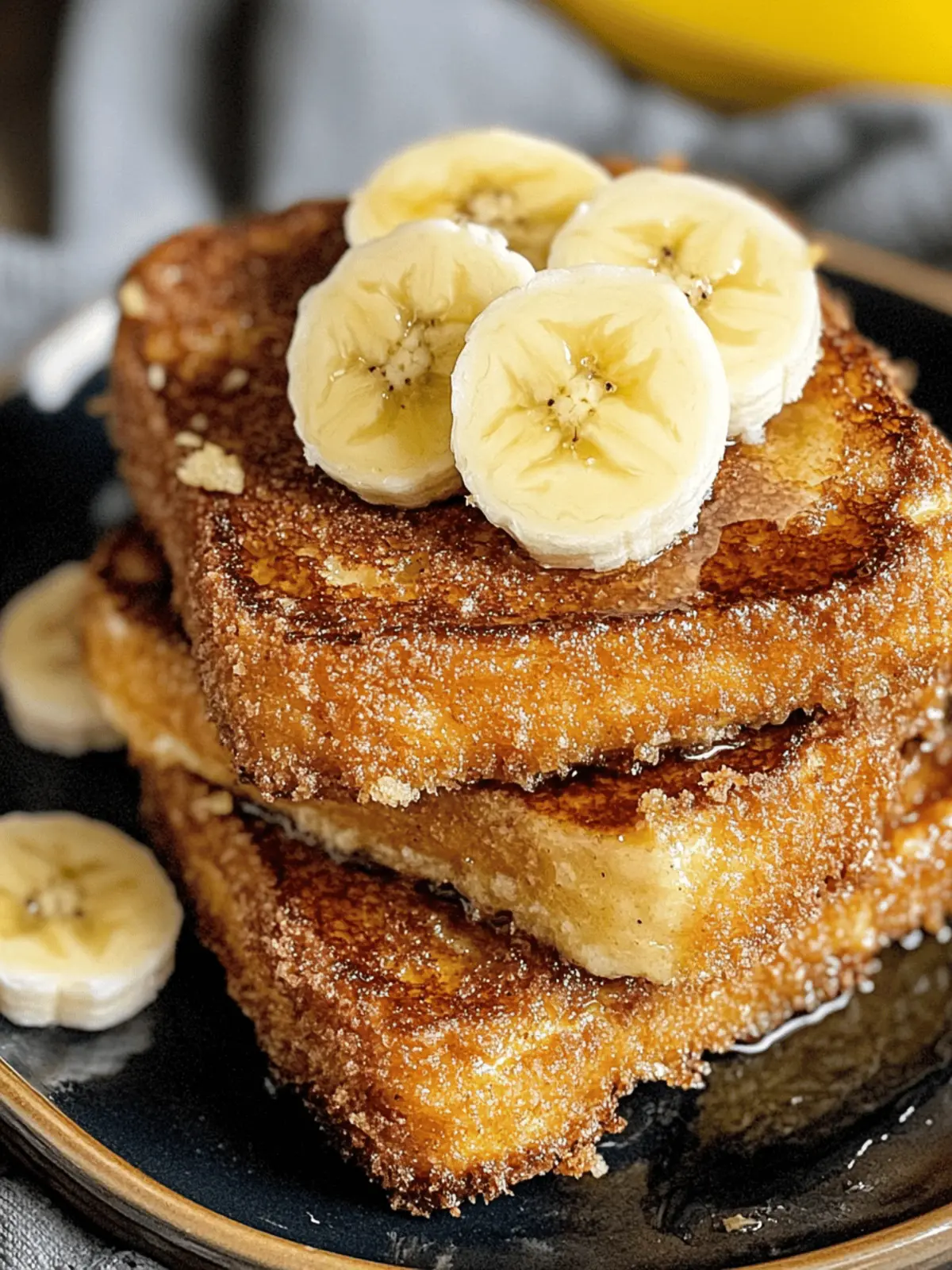 Crispy Banana French Toast