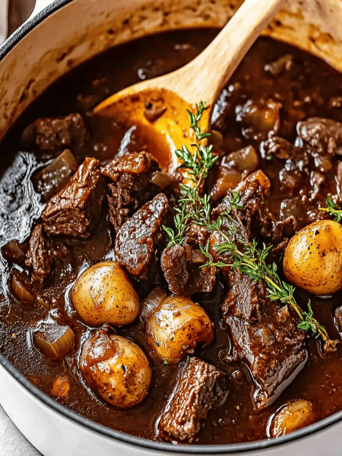 Beef Stifado (Greek Beef Stew)