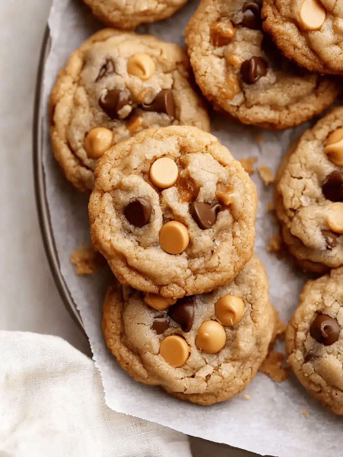 Chewy Butterscotch Chocolate Chip Cookies