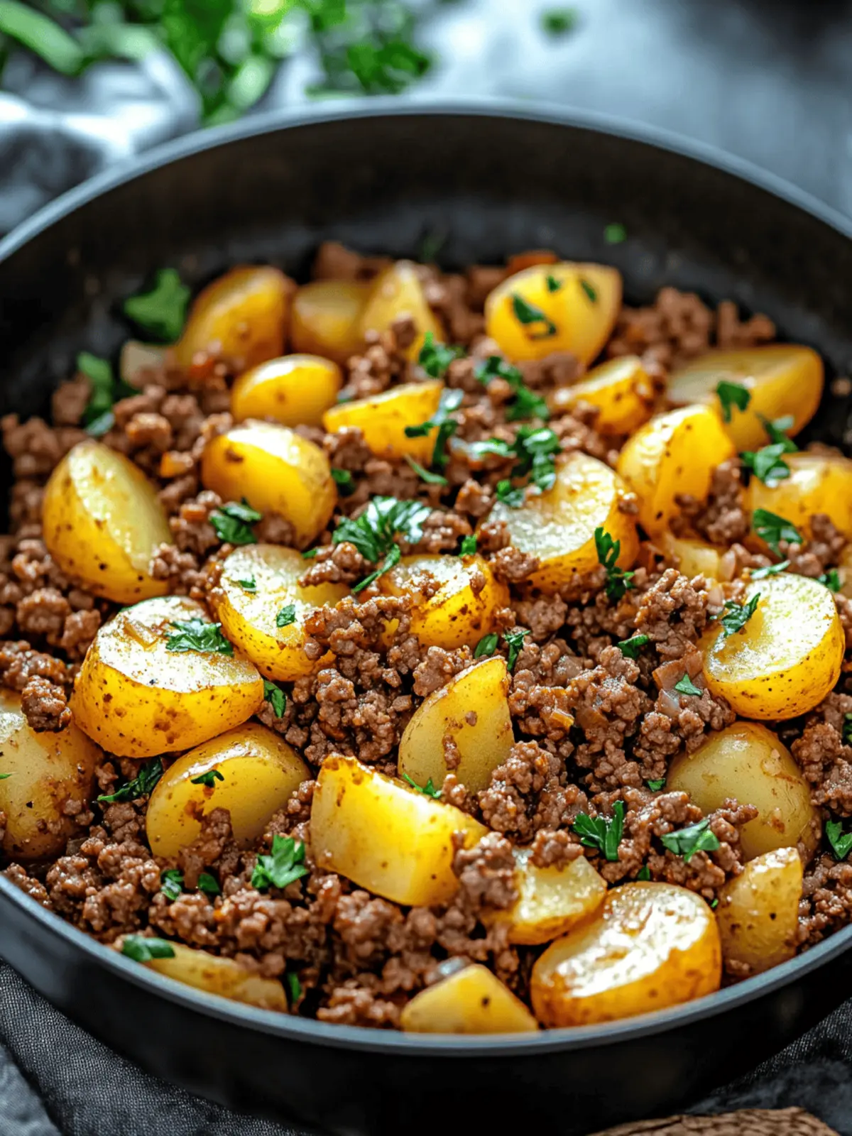 Ground Beef and Potatoes