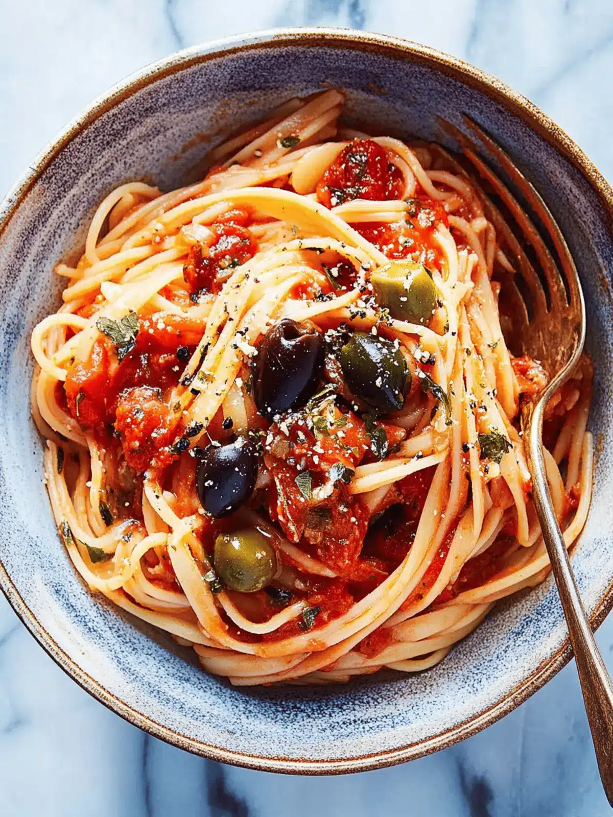 Pantry Pasta Puttanesca