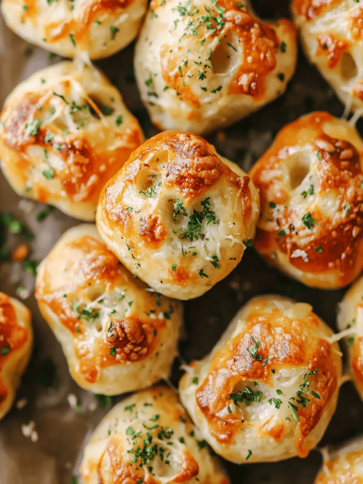 Cheesy Garlic Bread Bites