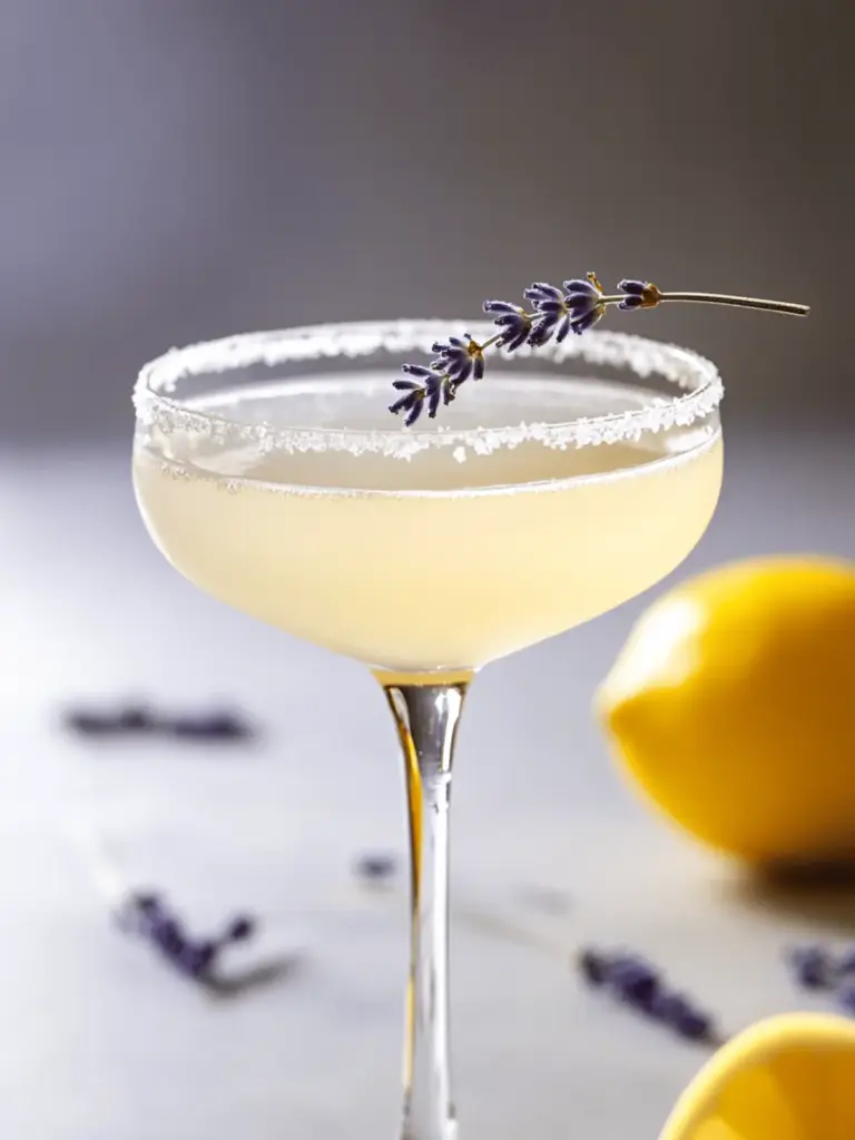 Classic Lavender Lemon Drop Martini