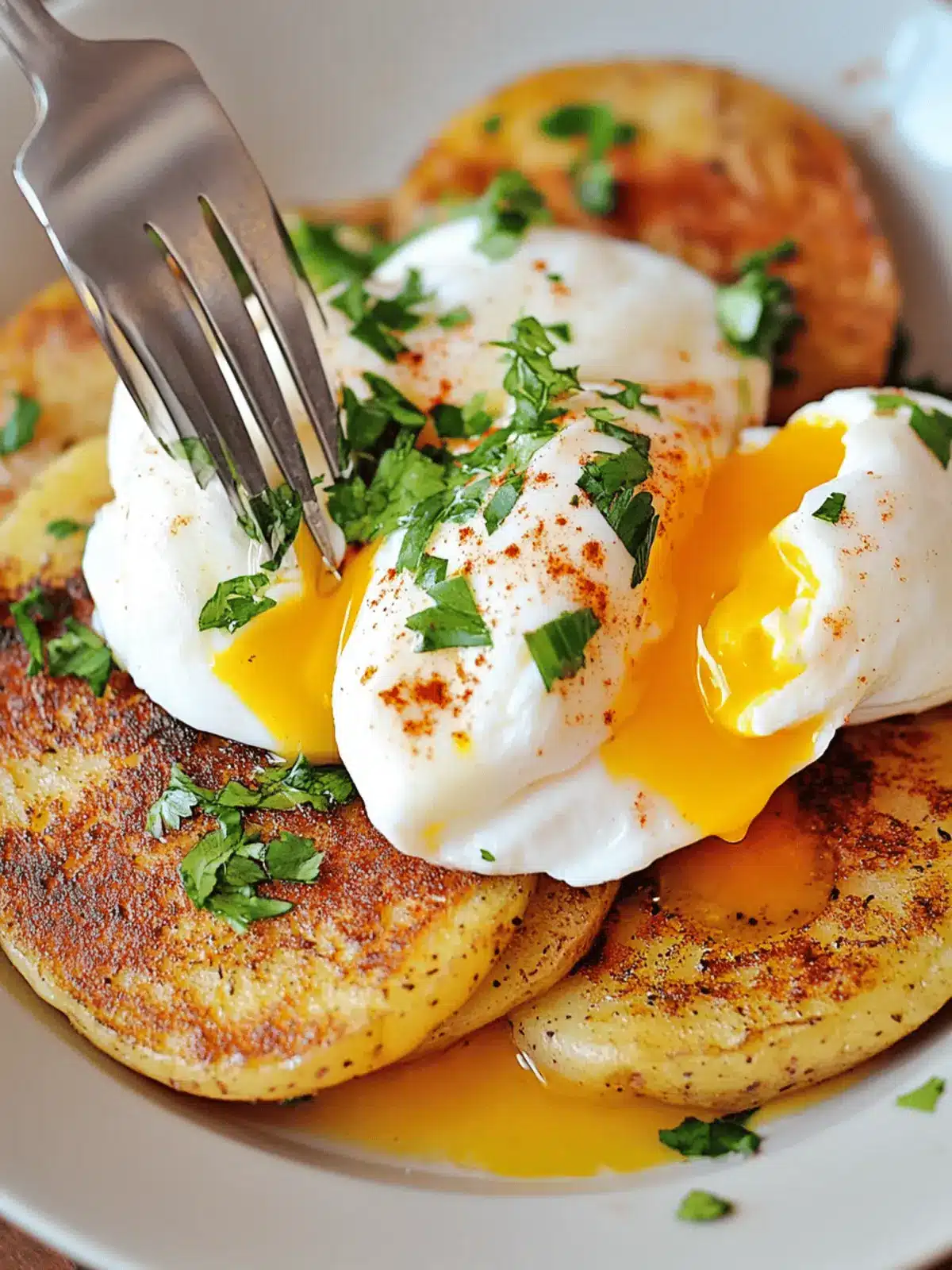 Spanish Poached Eggs with Paprika Potatoes