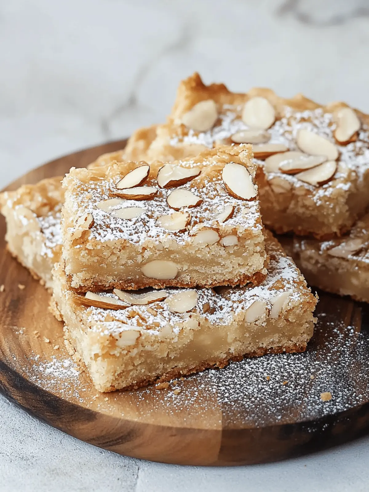 Almond Croissant Cookie Bar