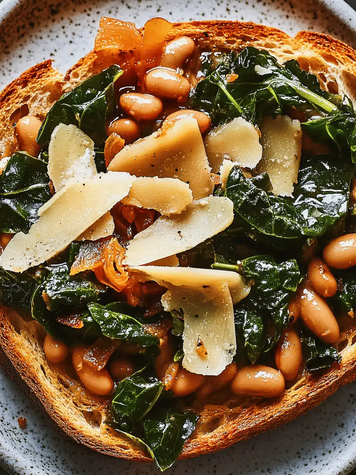 Smoky Beans and Greens on Toast