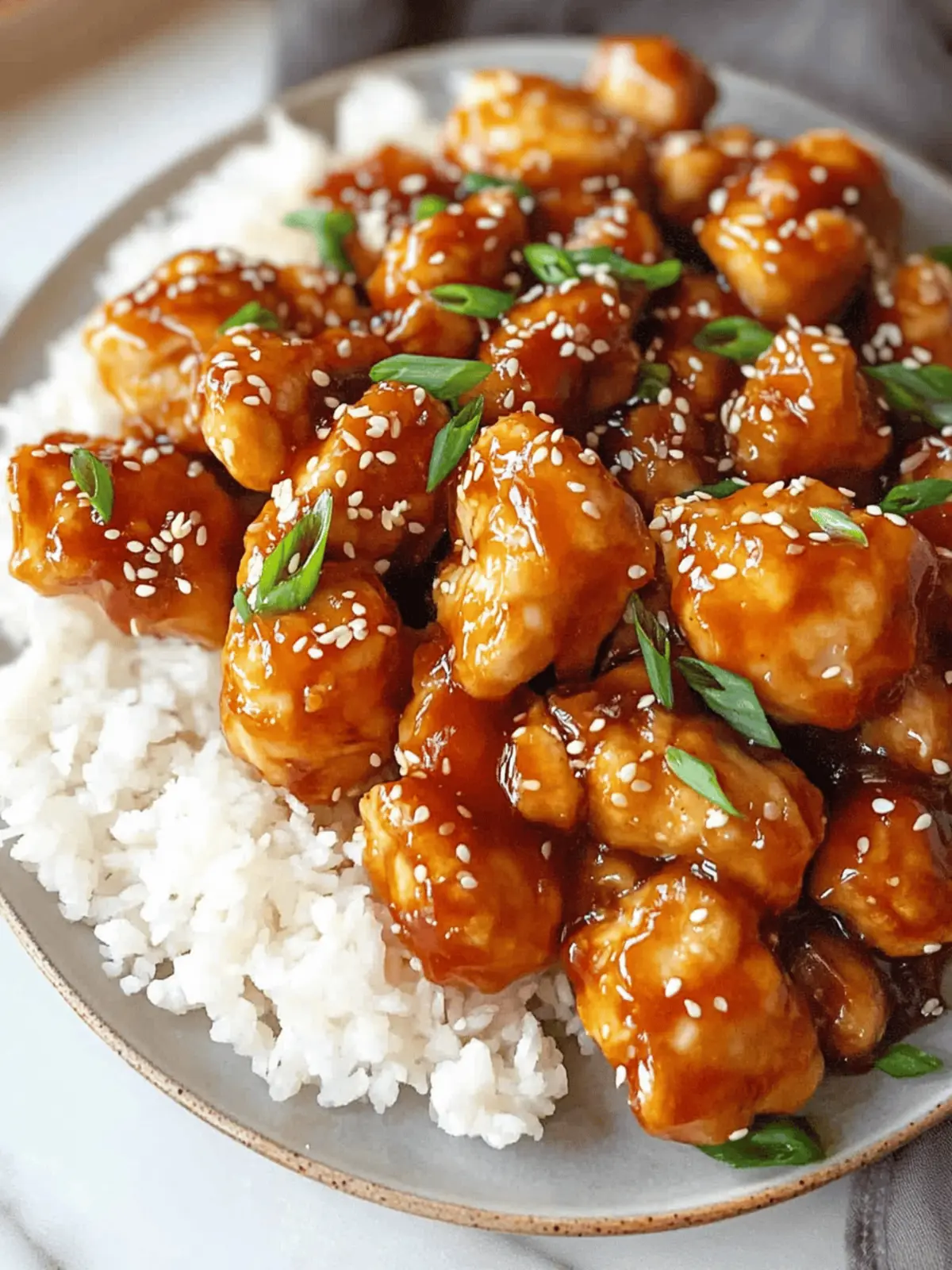Honey Garlic Chicken Bites