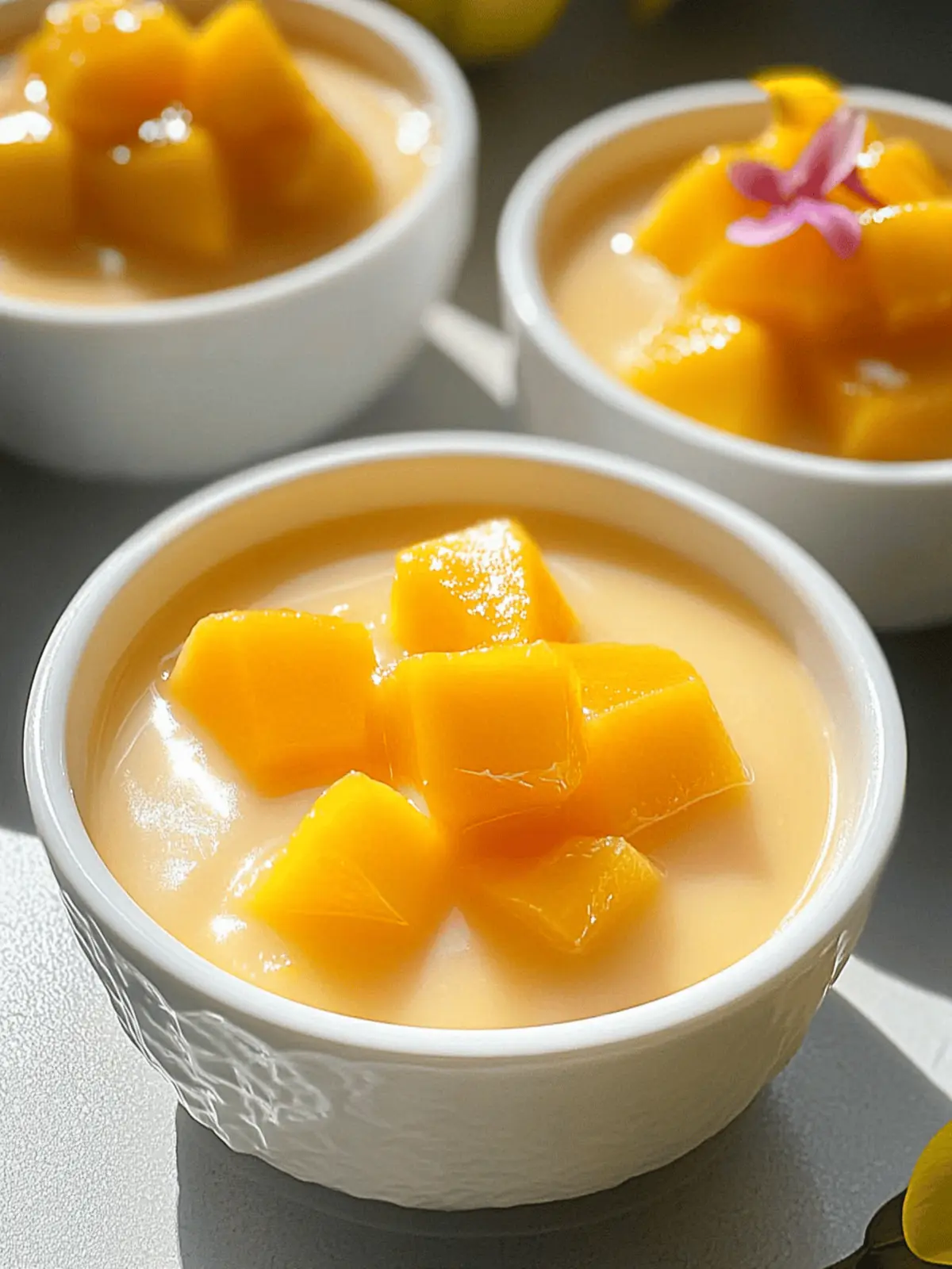 Chinese Mango Pudding