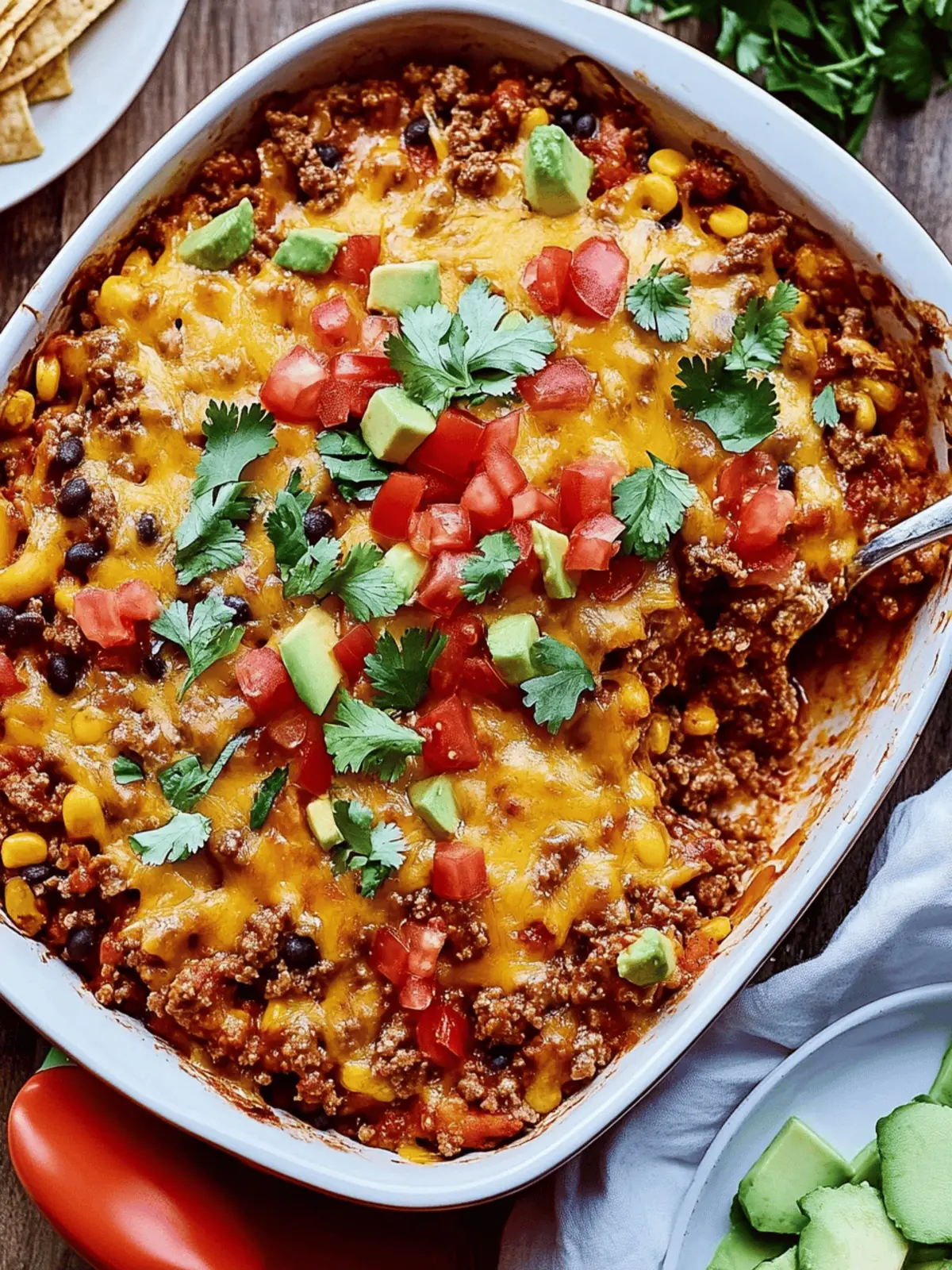 Ground Beef Taco Casserole