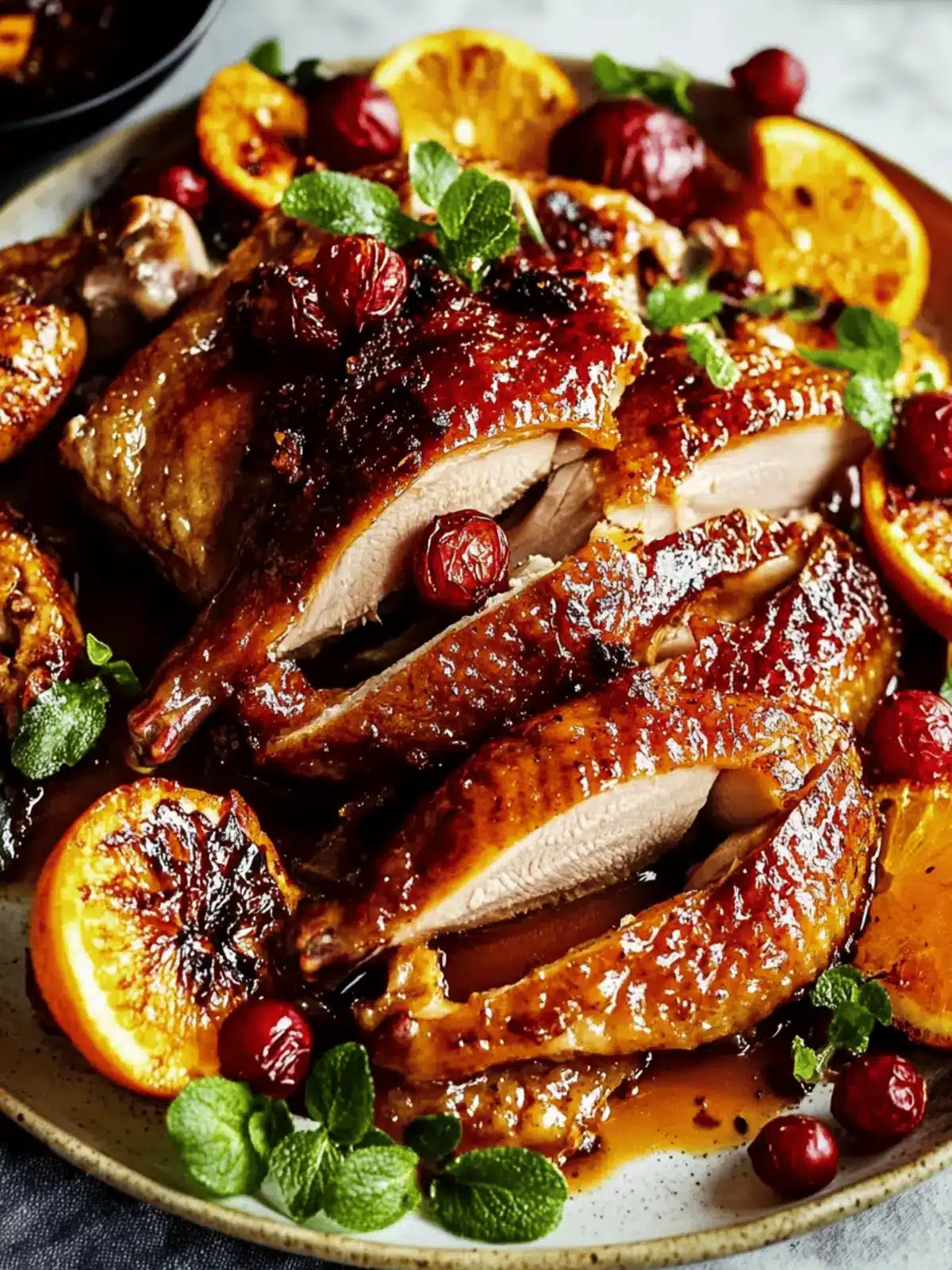 Orange-Maple Roasted Duck