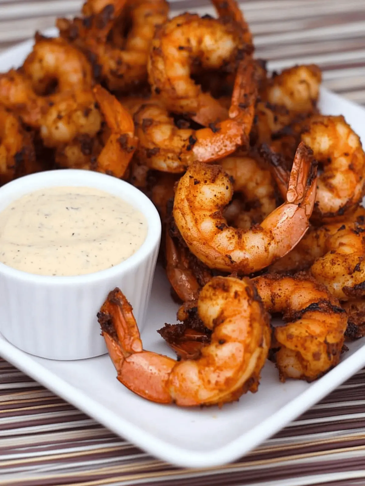 Southern Style Smoked Cajun Shrimp with Zesty Ranch Dip Delight 5 Southern Style Smoked Cajun Shrimp with Spicy Ranch Dip