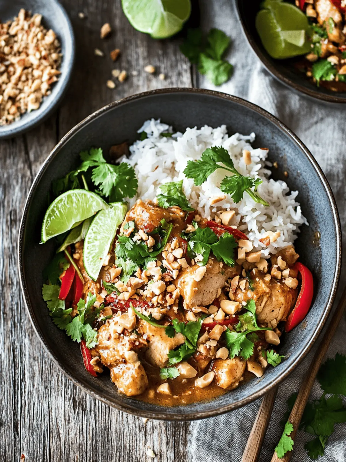 Spicy Thai Peanut Chicken