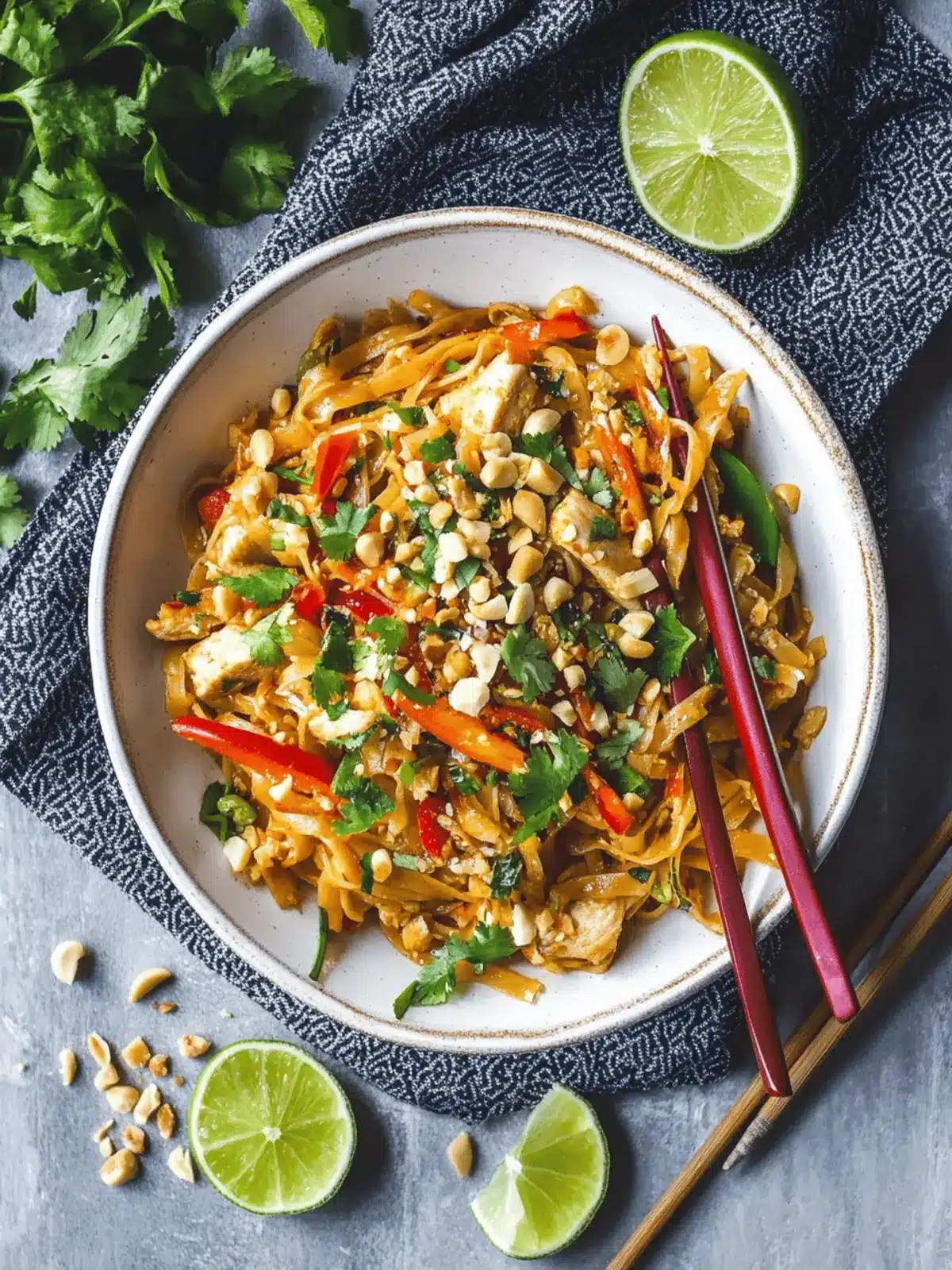 Spicy Chicken Pad Thai