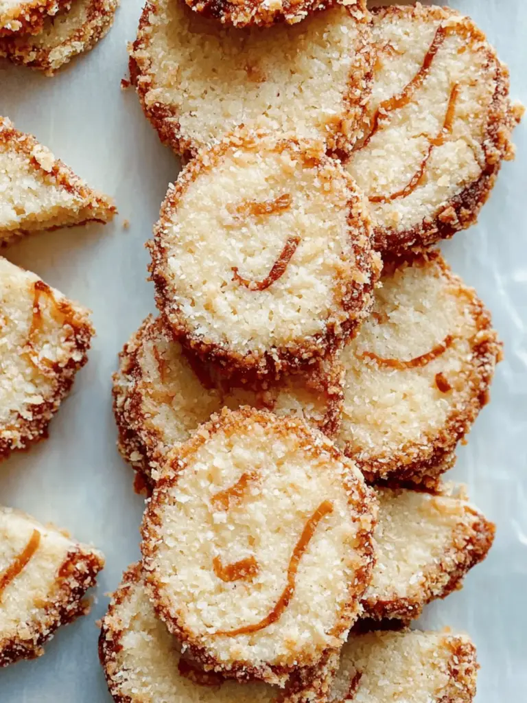 Toasted Coconut Shortbread