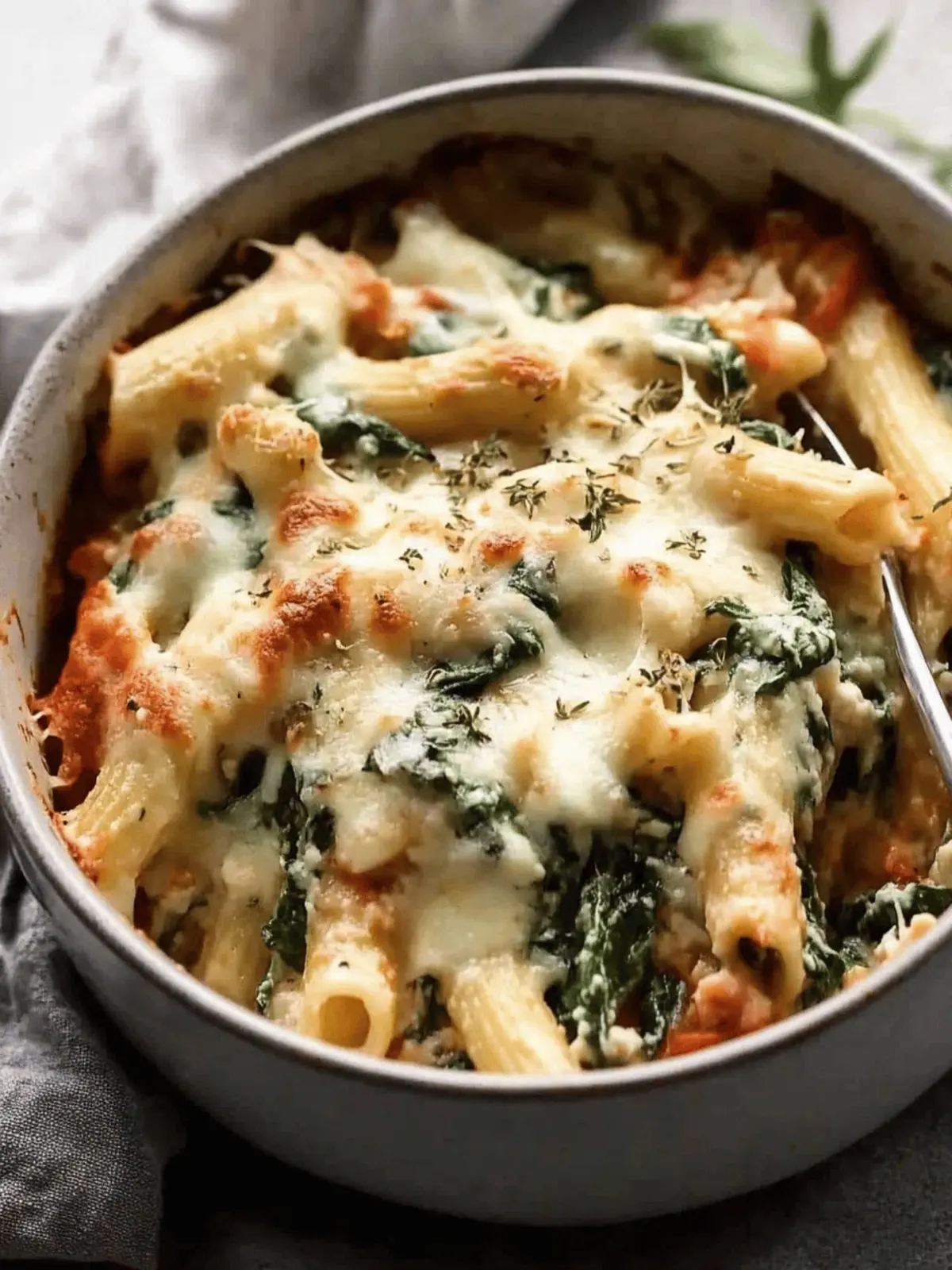 Spinach & Ricotta Pasta Bake