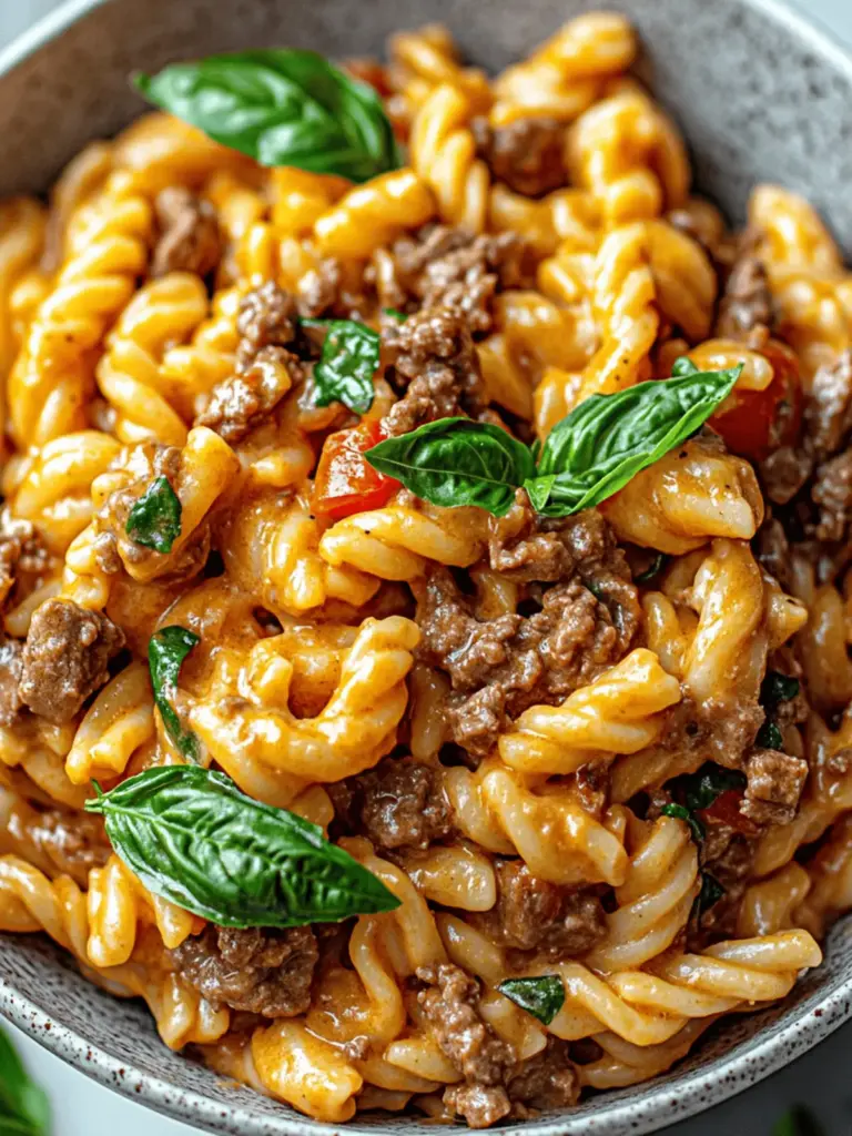 High-Protein Creamy Beef Pasta in 30 Mins!